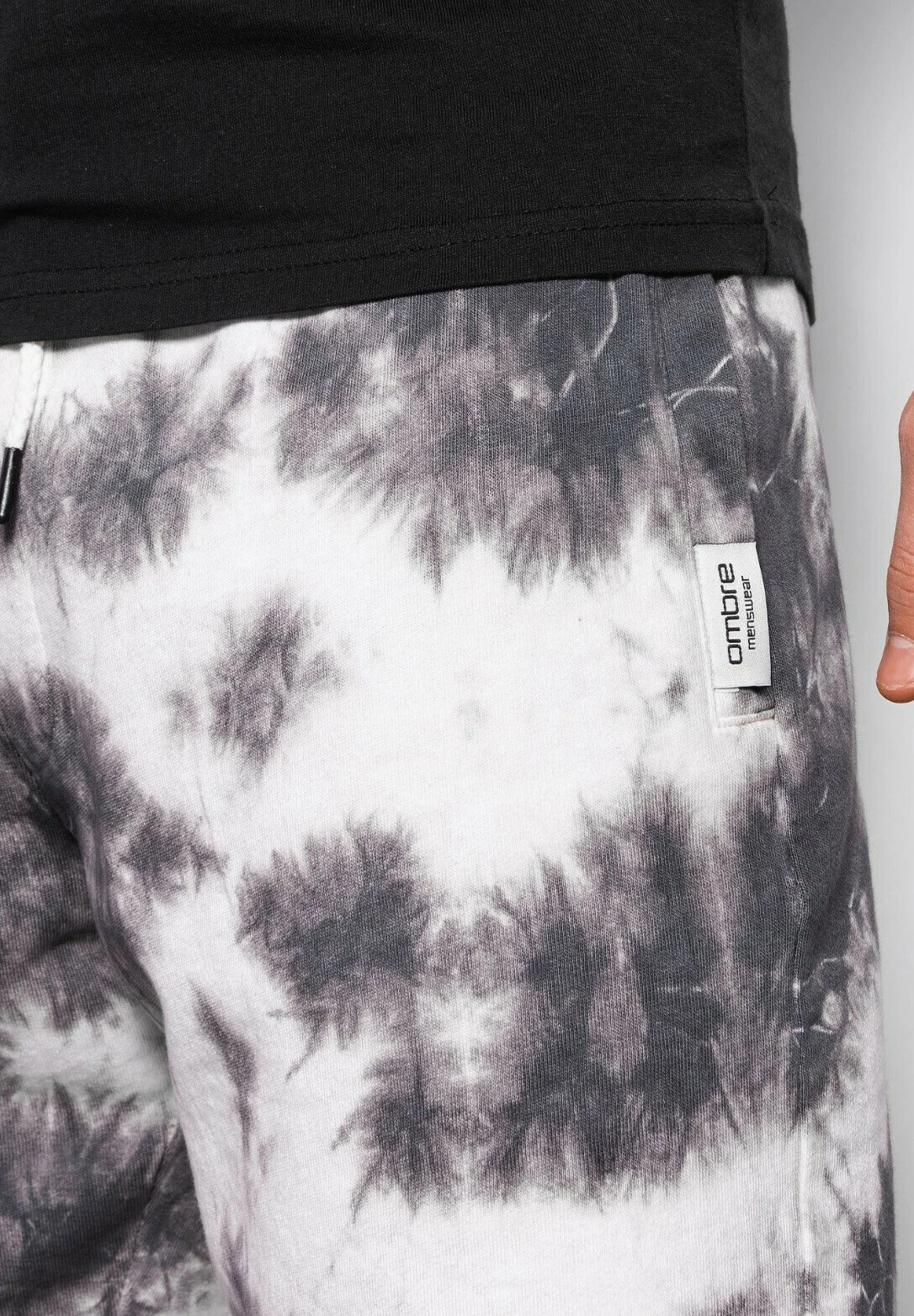 Tie Dye W - Shorts - Graphite And White 3 Tie Dye W - Shorts - Graphite And White - Afbeelding 3