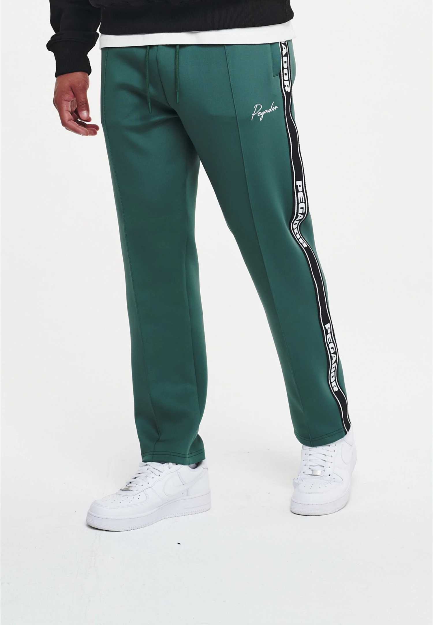Pegador Wide Track Pants Unisex - Trainingsbroek - Forest Green/Black 1 Pegador Wide Track Pants Unisex - Trainingsbroek - Forest Green/Black