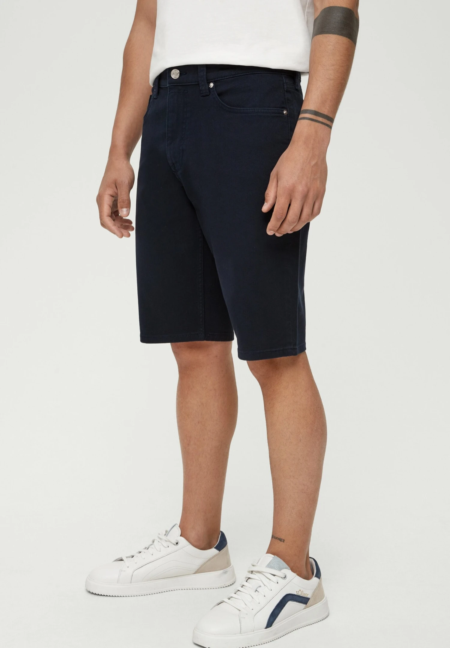 S.Oliver Stretch - Jeansshort - Navy 1 S.Oliver Stretch - Jeansshort - Navy