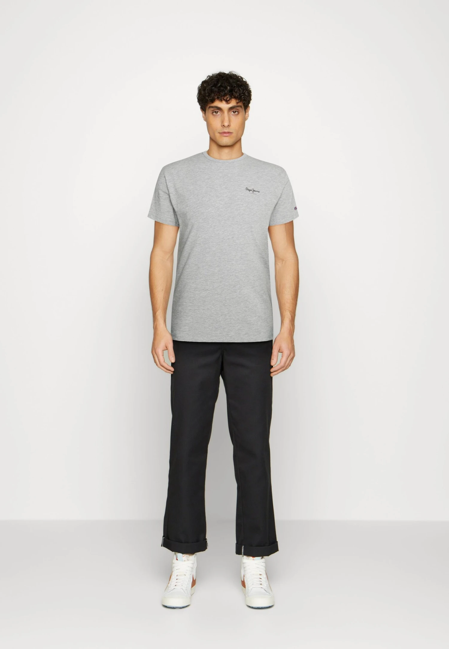 Pepe Jeans Original - T-Shirt Basic - Grey Marl 2 Pepe Jeans Original - T-Shirt Basic - Grey Marl - Afbeelding 2
