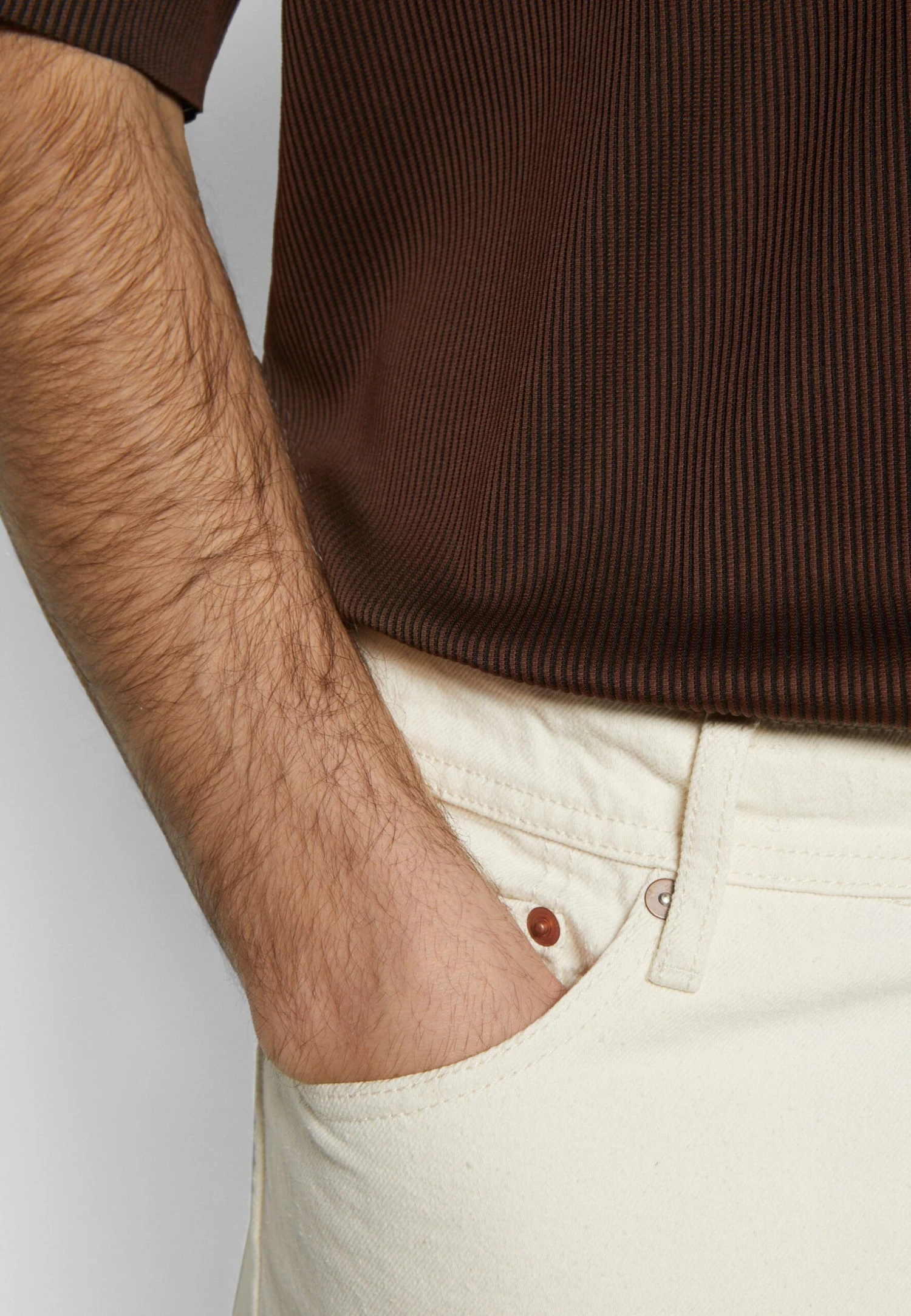 Jack & Jones Jjichris - Jeansshort - Ecru 7 Jack & Jones Jjichris - Jeansshort - Ecru - Afbeelding 7