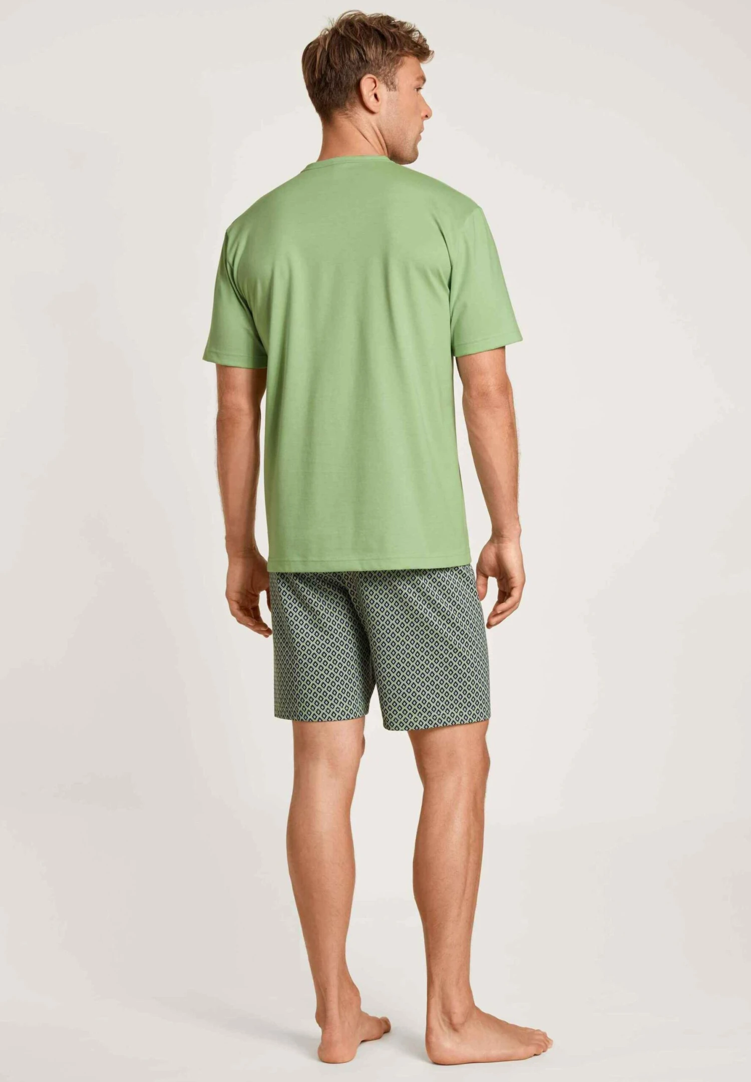 Calida SetKurz - Pyjama - Iris Green 2 Calida SetKurz - Pyjama - Iris Green - Afbeelding 2