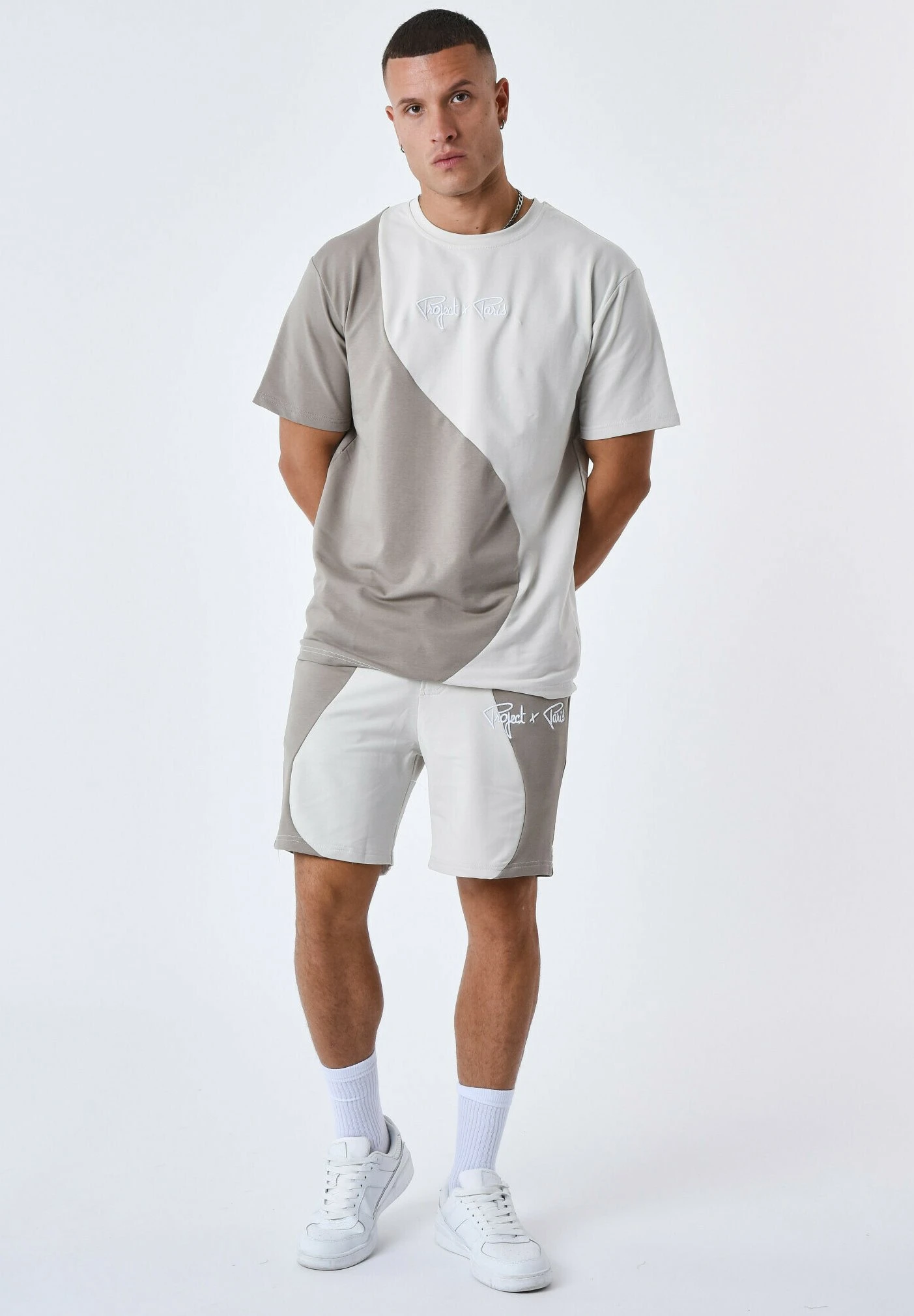 Bicolore Style Vague - Trainingsbroek - Taupe 2 Bicolore Style Vague - Trainingsbroek - Taupe - Afbeelding 2