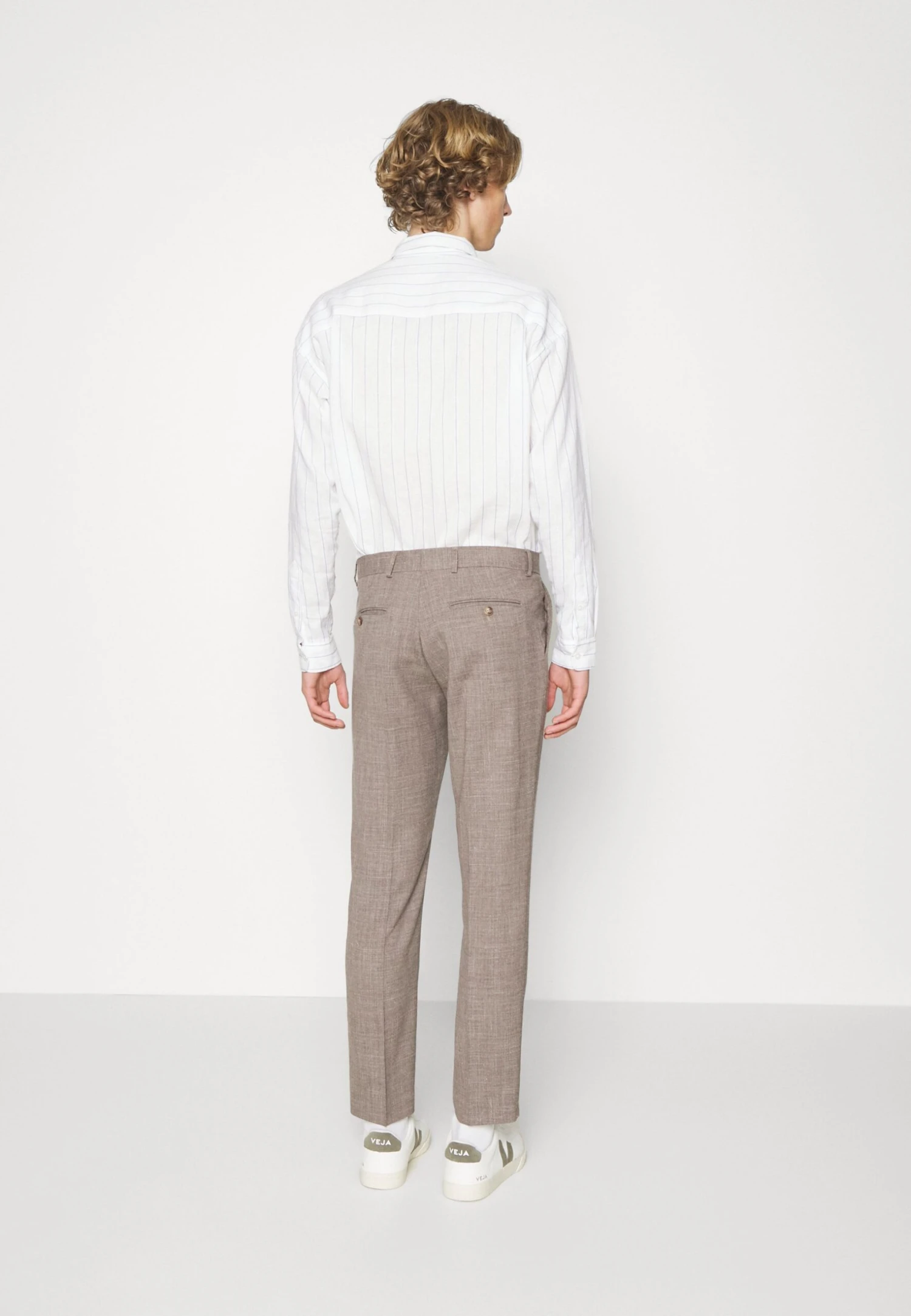 Selected Homme Slhslim Suit Set - Kostuum - Dark Sand Melange 6 Selected Homme Slhslim Suit Set - Kostuum - Dark Sand Melange - Afbeelding 6