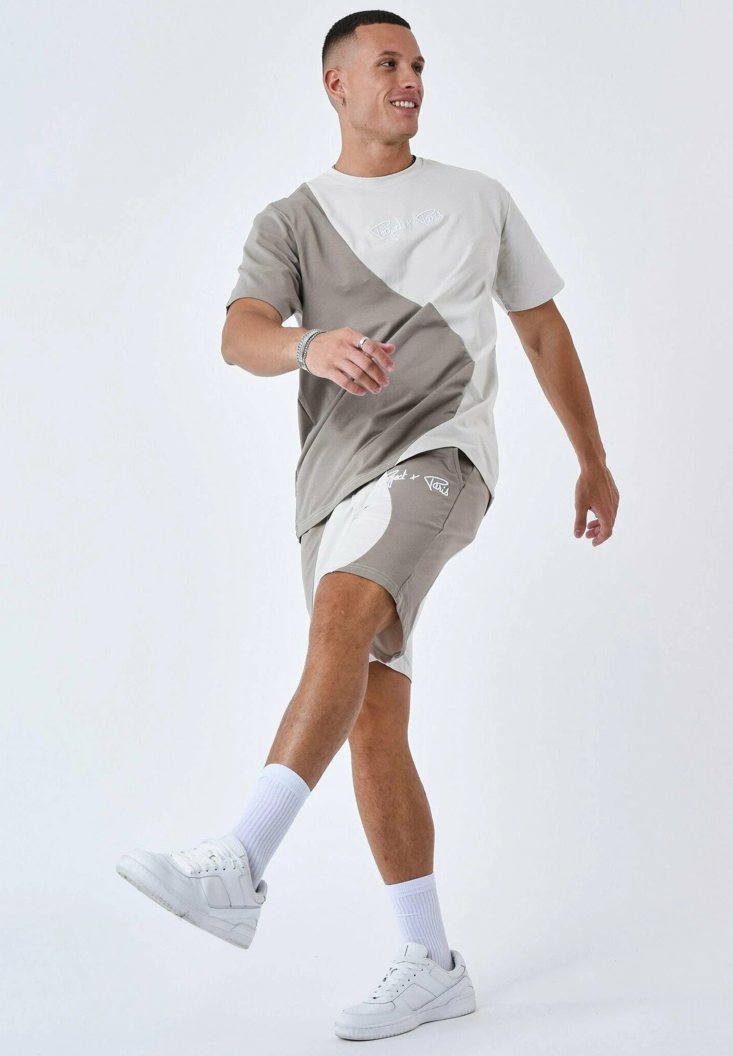 Bicolore Style Vague - Trainingsbroek - Taupe 6 Bicolore Style Vague - Trainingsbroek - Taupe - Afbeelding 6