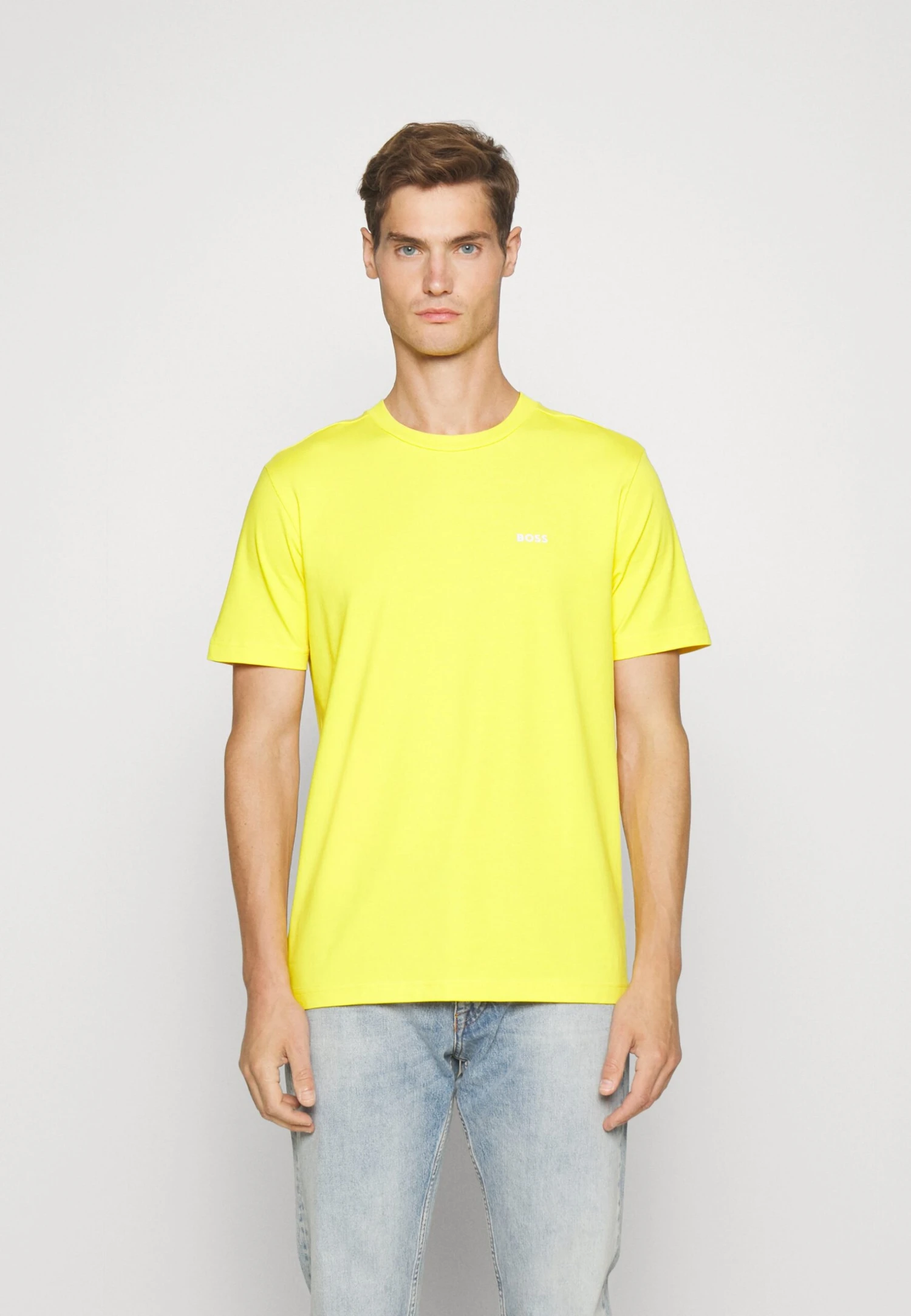 Boss T-Shirt Basic - Bright Yellow 1 Boss T-Shirt Basic - Bright Yellow