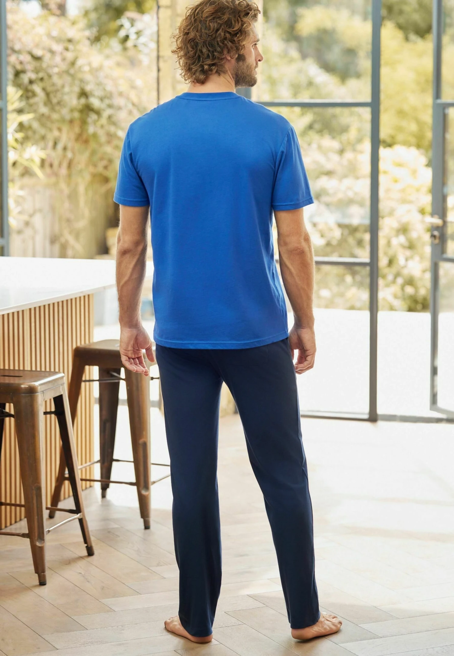 Next Set - Pyjama - Bright Blue Navy 4 Next Set - Pyjama - Bright Blue Navy - Afbeelding 4