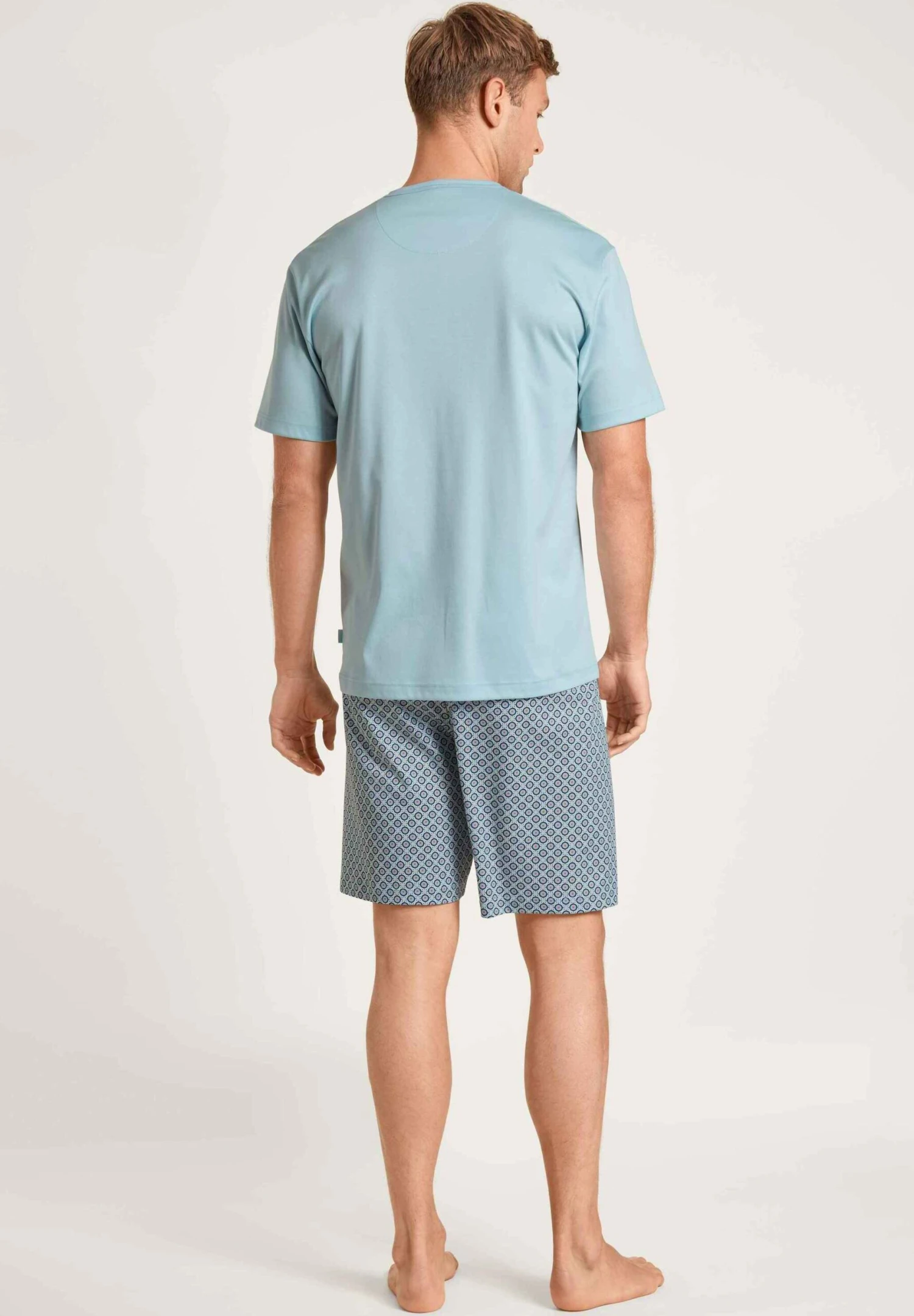 Calida Kurz - Pyjama - Tempest Blue 2 Calida Kurz - Pyjama - Tempest Blue - Afbeelding 2