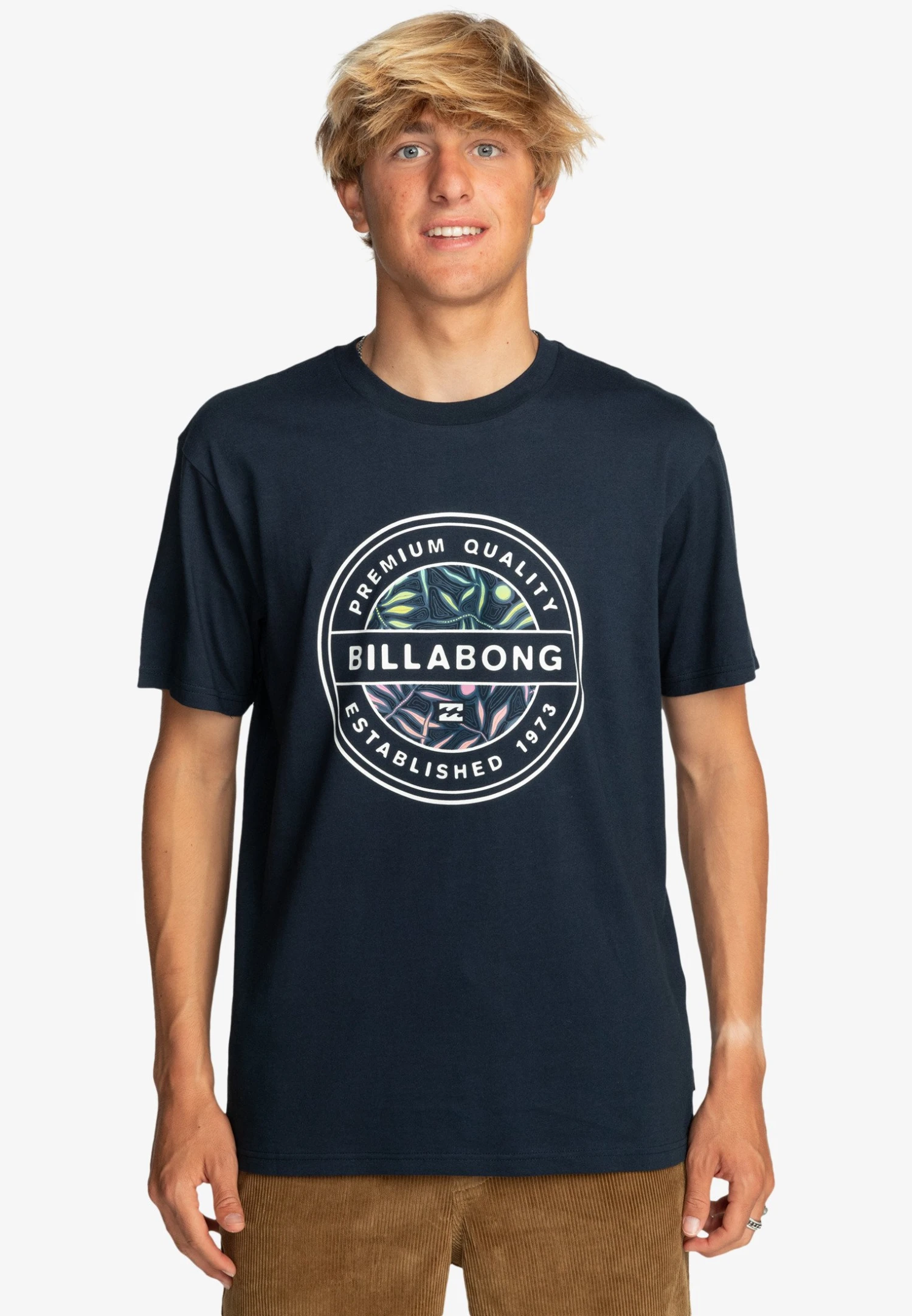 Billabong Rotor Fill- T-Shirt Print - Nvy 1 Billabong Rotor Fill- T-Shirt Print - Nvy