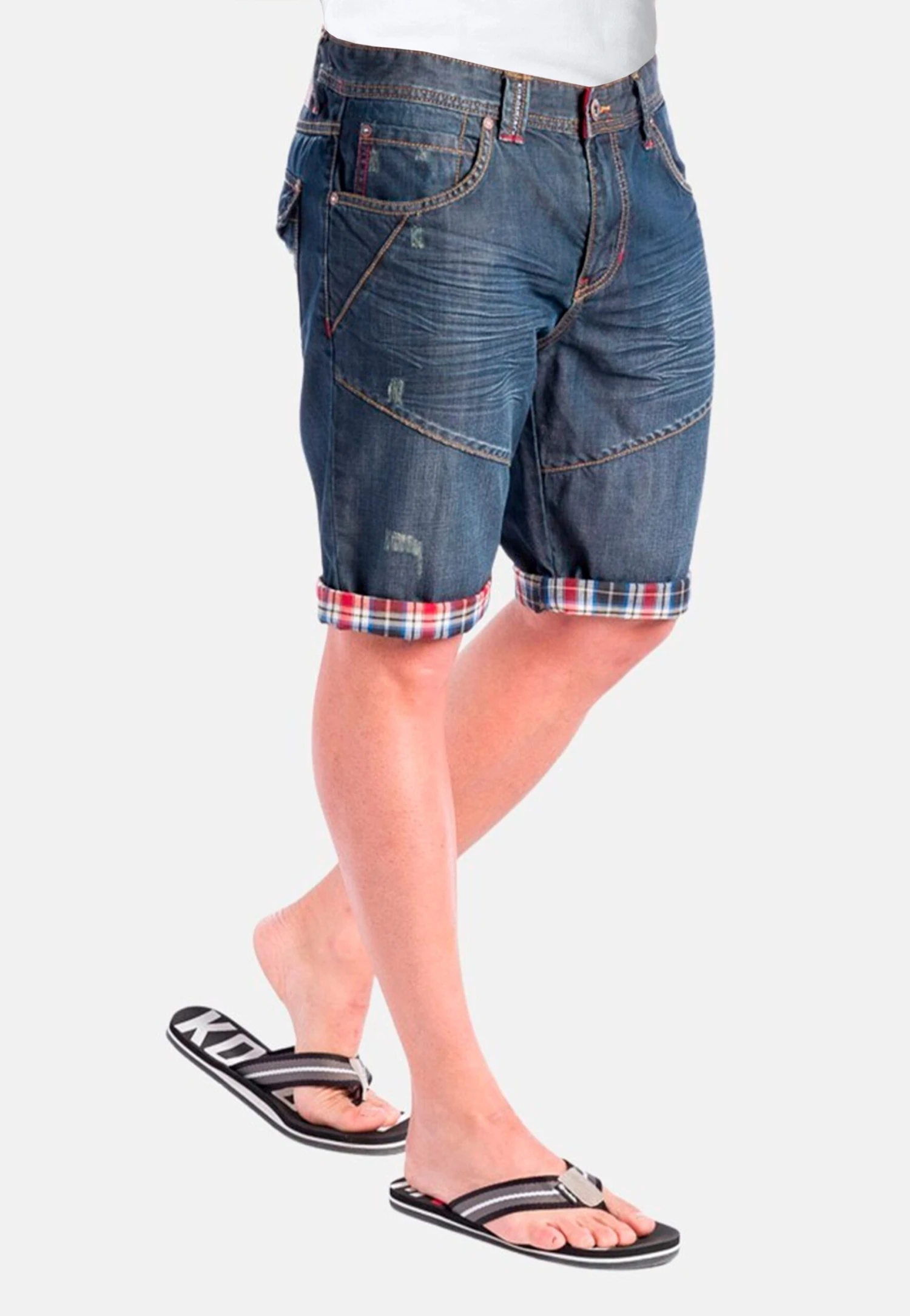 Koroshi Jeansshort - Azul Osc Dark Blue 3 Koroshi Jeansshort - Azul Osc Dark Blue - Afbeelding 3