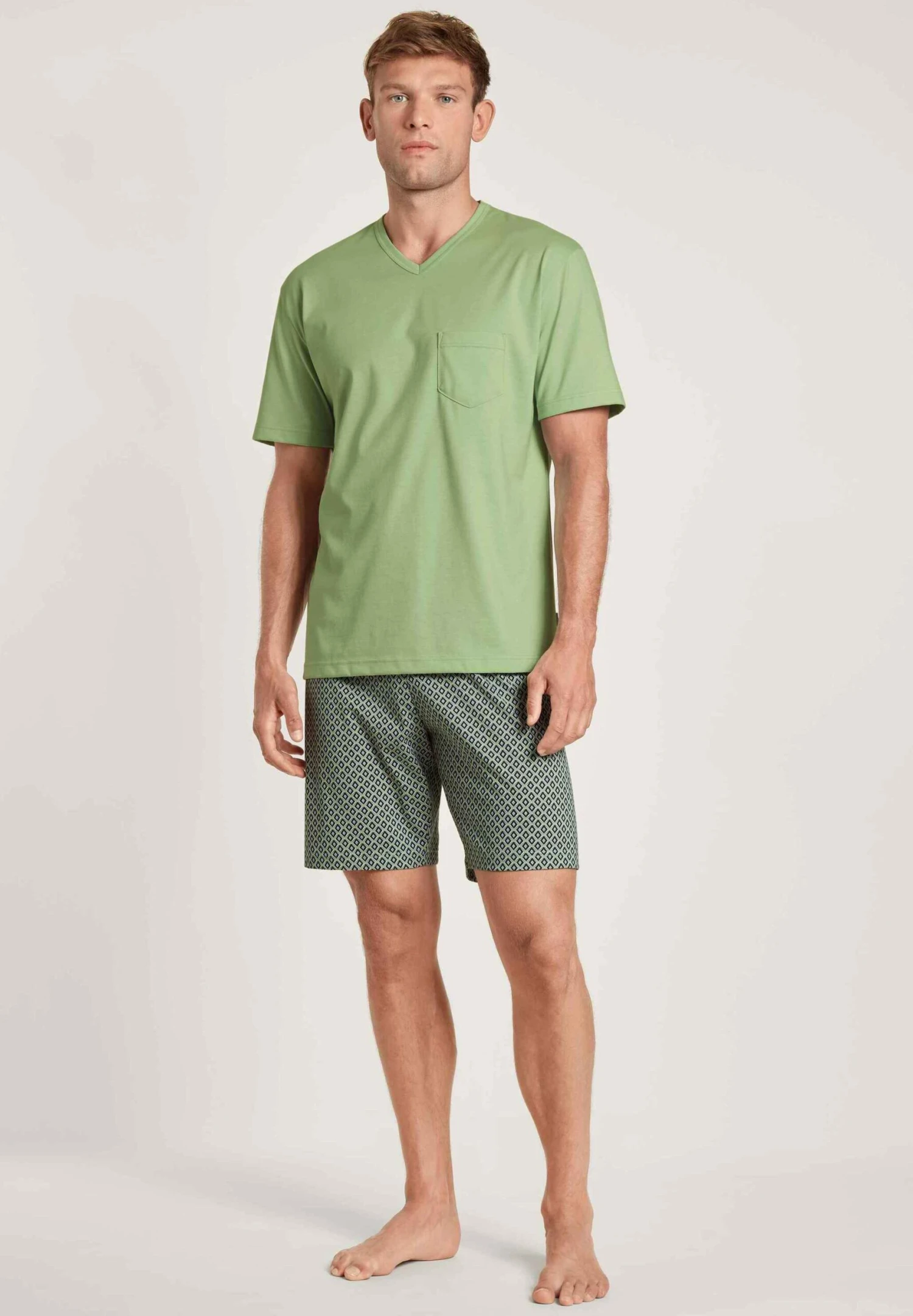 Calida SetKurz - Pyjama - Iris Green 1 Calida SetKurz - Pyjama - Iris Green