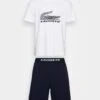 Lacoste Pyjama - White/Navy Blue -Next Verkoopwinkel 31307c4f873c45ec97f77e39d166c661