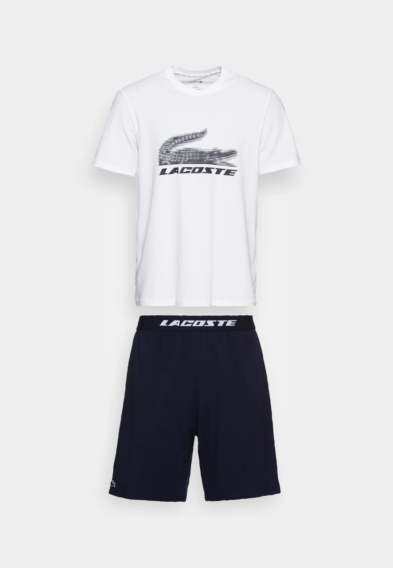Lacoste Pyjama - White/Navy Blue 1 Lacoste Pyjama - White/Navy Blue
