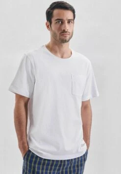 Seidensticker Pyjamashirt - Bright White