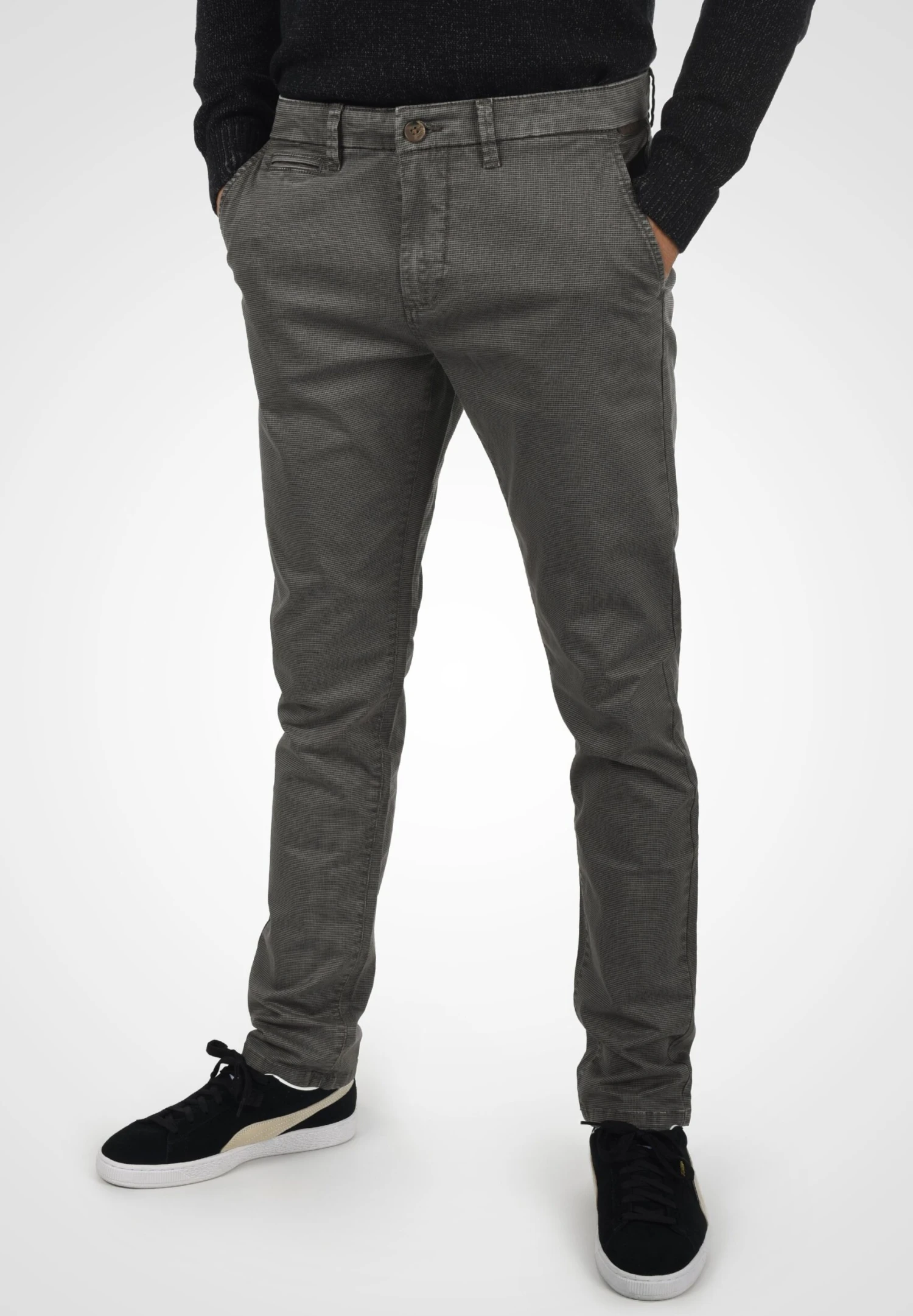 Indicode Jeans Idnortic - Chino - Pewter 1 Indicode Jeans Idnortic - Chino - Pewter