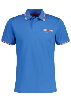 Gant 3-Color Tipped - Poloshirt - Day Blue