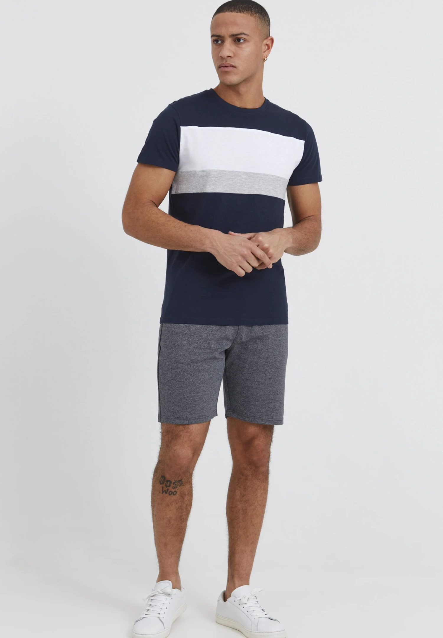 Solid Sdsteven - Shorts - Insignia Blue Melange 2 Solid Sdsteven - Shorts - Insignia Blue Melange - Afbeelding 2