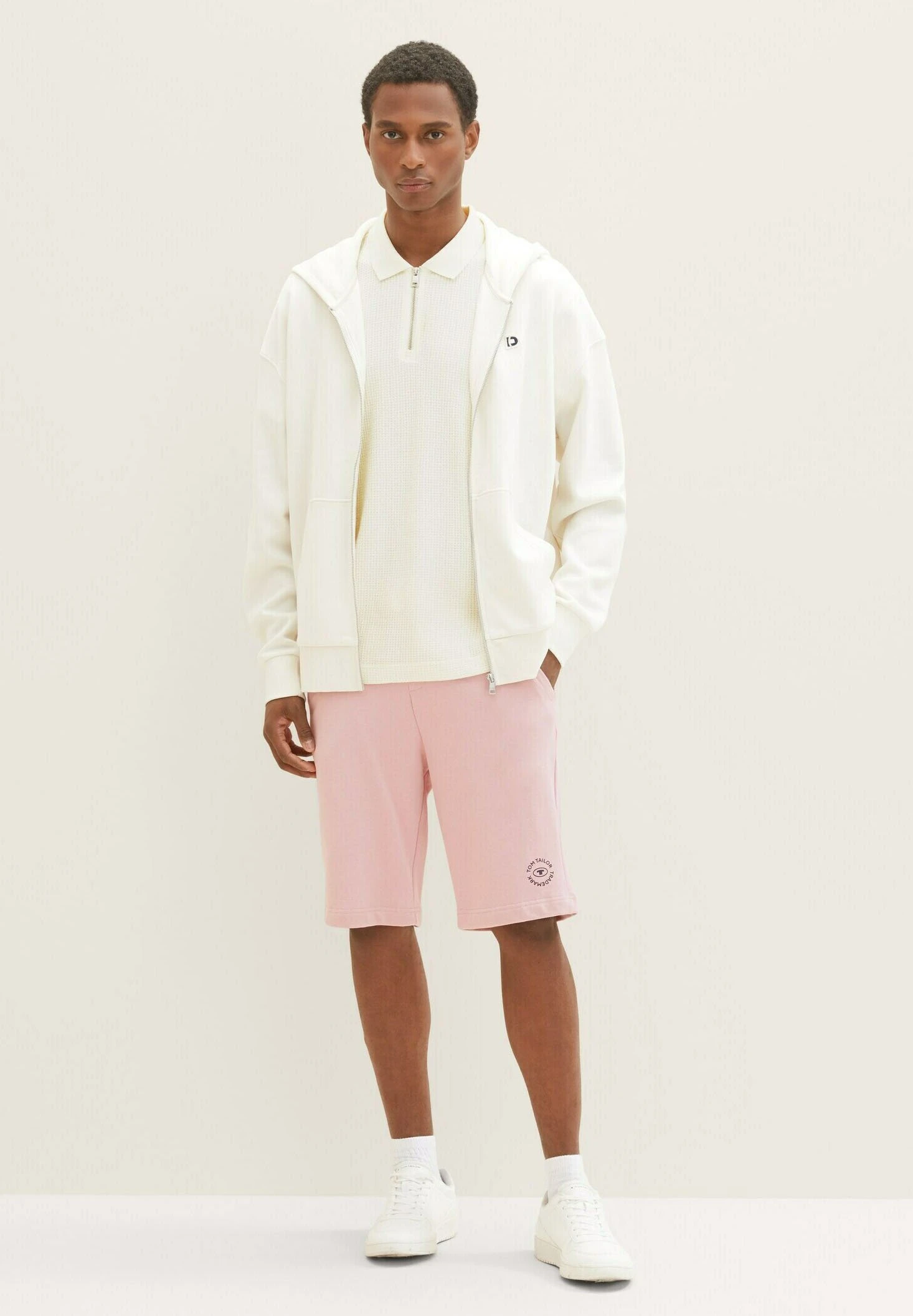Tom Tailor Basic- Shorts - Morning Pink 2 Tom Tailor Basic- Shorts - Morning Pink - Afbeelding 2