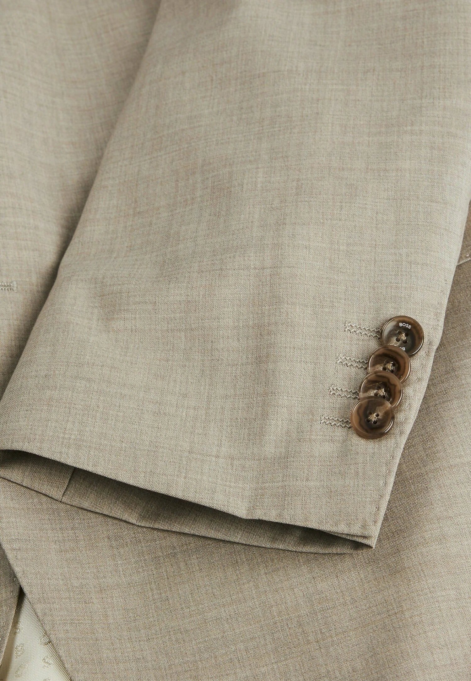 Boss Kostuum - Beige Three 10 Boss Kostuum - Beige Three - Afbeelding 10