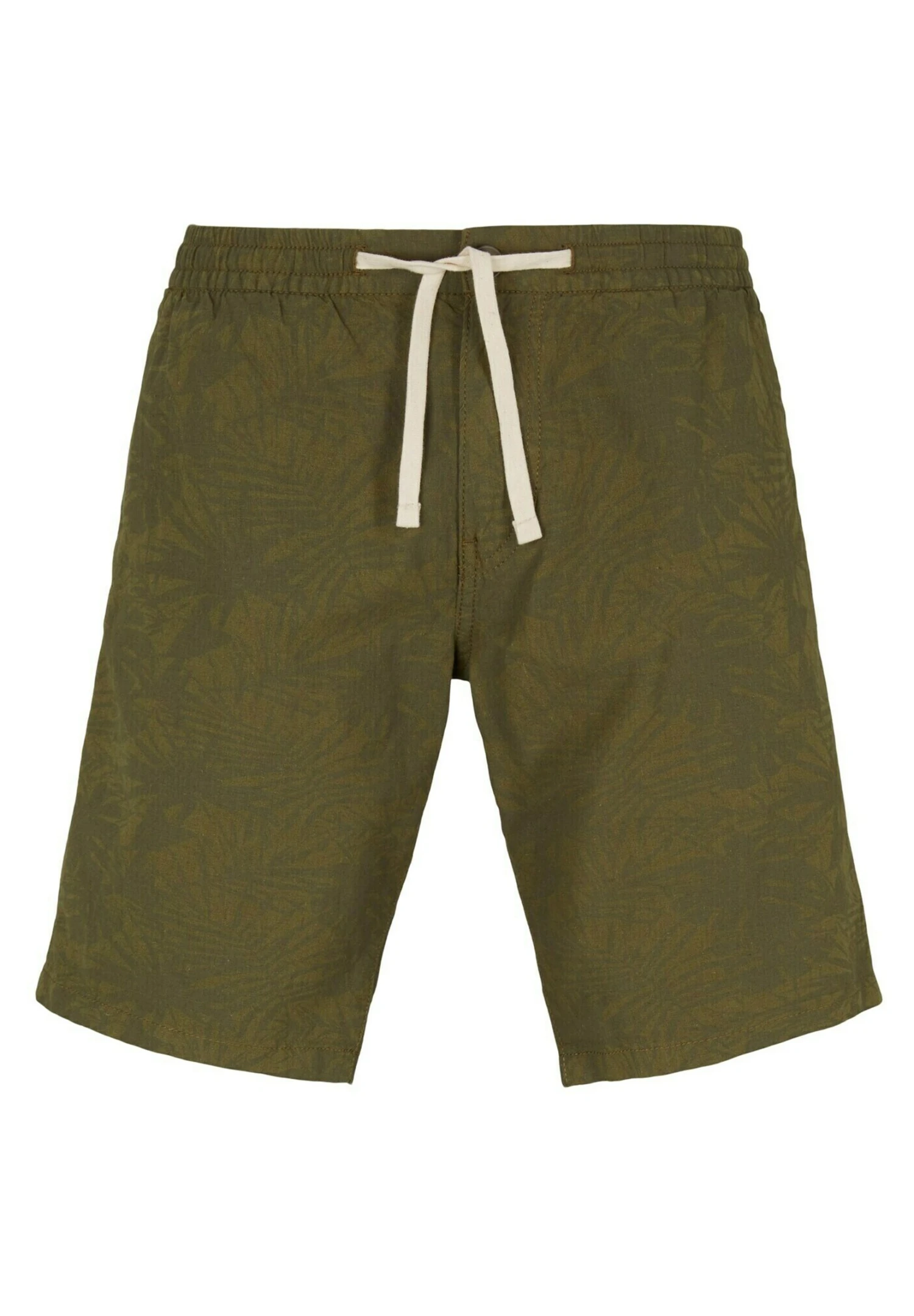 TOM TAILOR Denim Shorts - Olive Tonal Big Leaf Design 6 TOM TAILOR Denim Shorts - Olive Tonal Big Leaf Design - Afbeelding 6