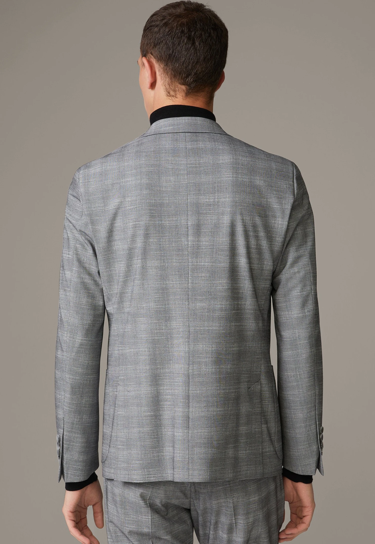 Strellson Arndt - Blazer - Grau Kariert 3 Strellson Arndt - Blazer - Grau Kariert - Afbeelding 3