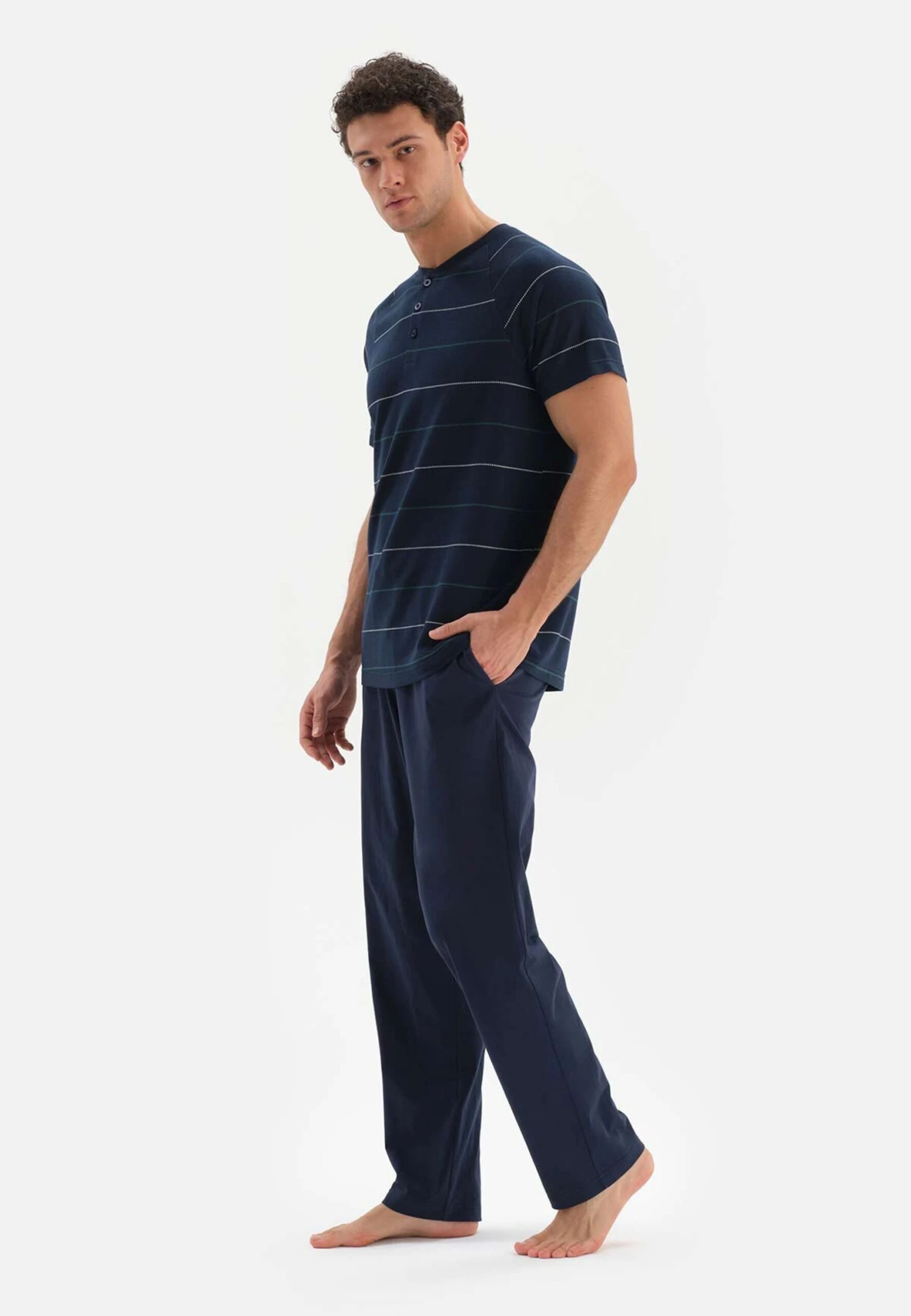 The Second Voyage - Pyjama - Navy 2 The Second Voyage - Pyjama - Navy - Afbeelding 2