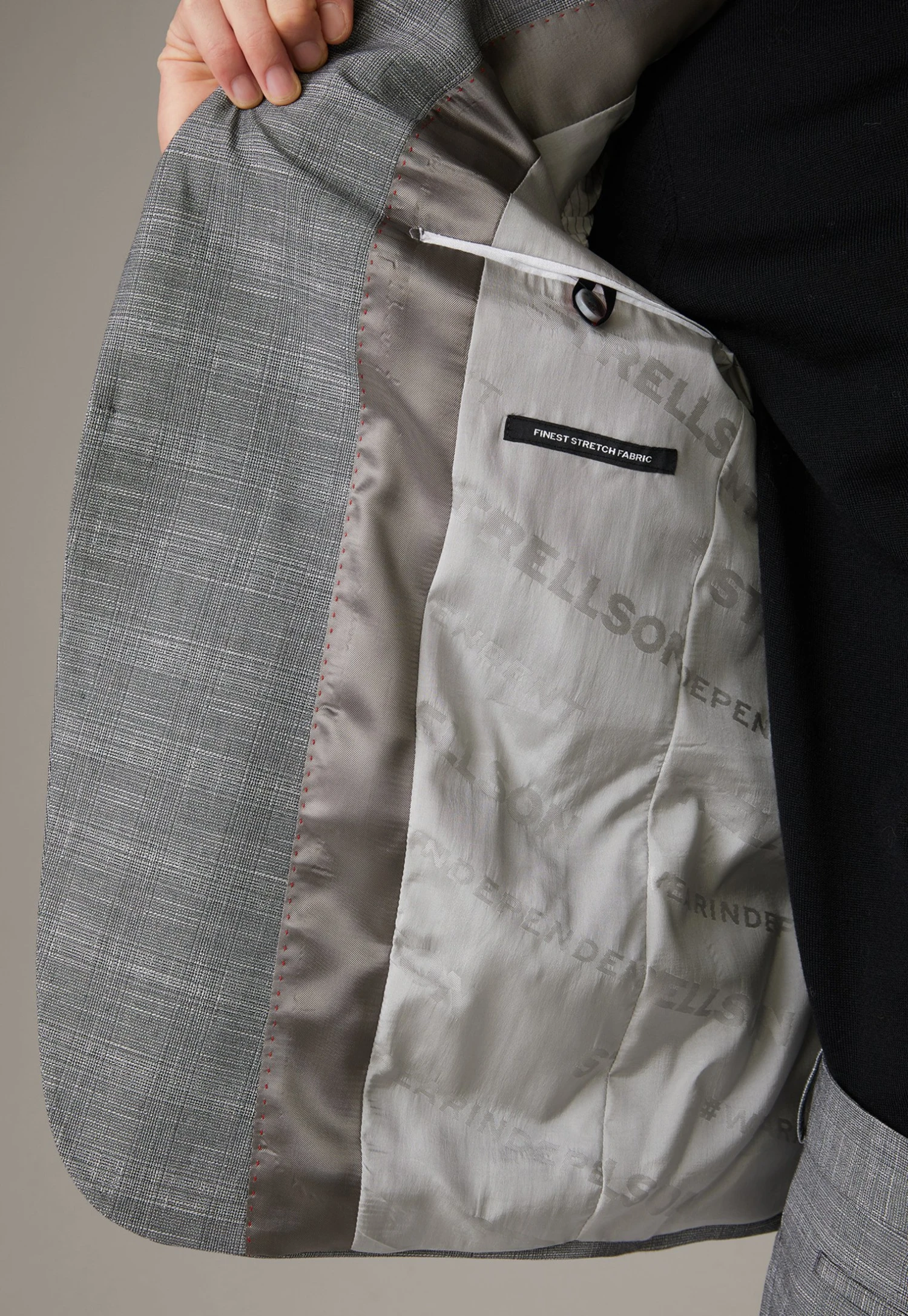 Strellson Arndt - Blazer - Grau Kariert 5 Strellson Arndt - Blazer - Grau Kariert - Afbeelding 5