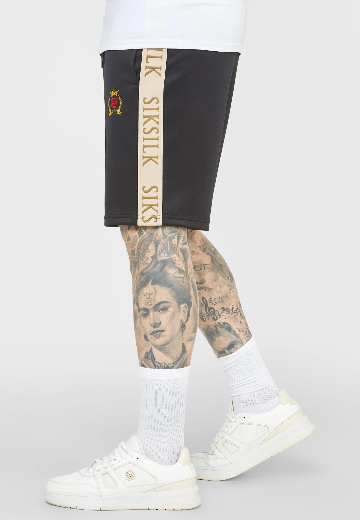 SikSilk Crest- Shorts - Black 6 SikSilk Crest- Shorts - Black - Afbeelding 6