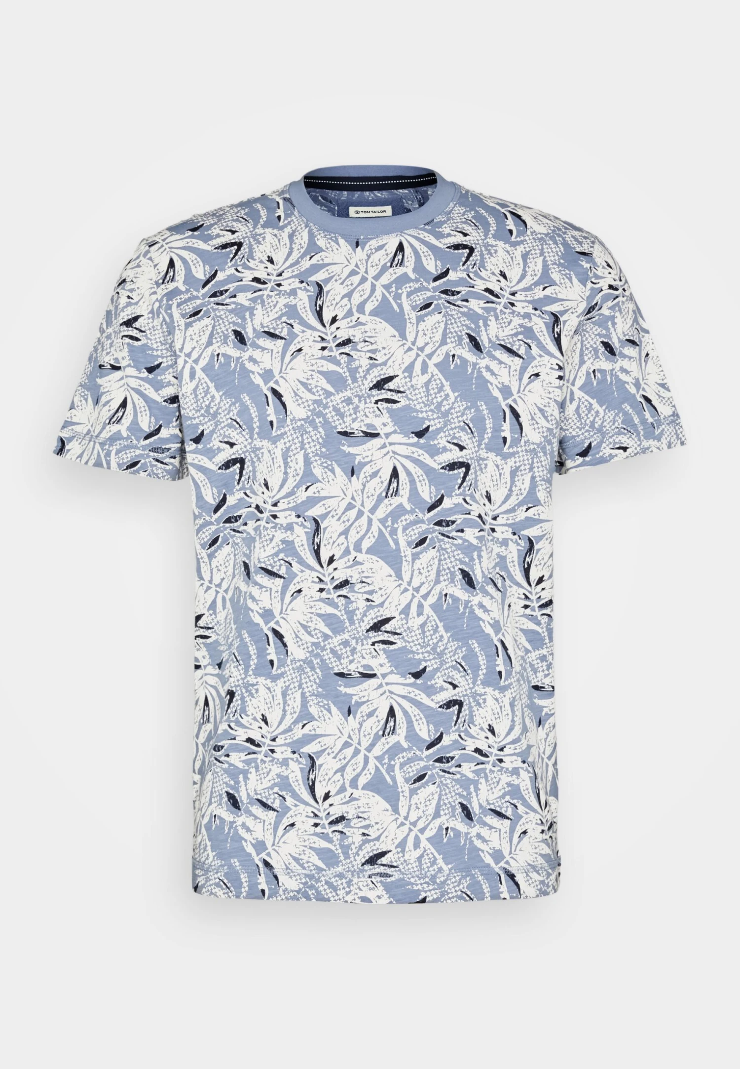 Tom Tailor Allover Printed- T-Shirt Print - Blue/Offwhite 5 Tom Tailor Allover Printed- T-Shirt Print - Blue/Offwhite - Afbeelding 5