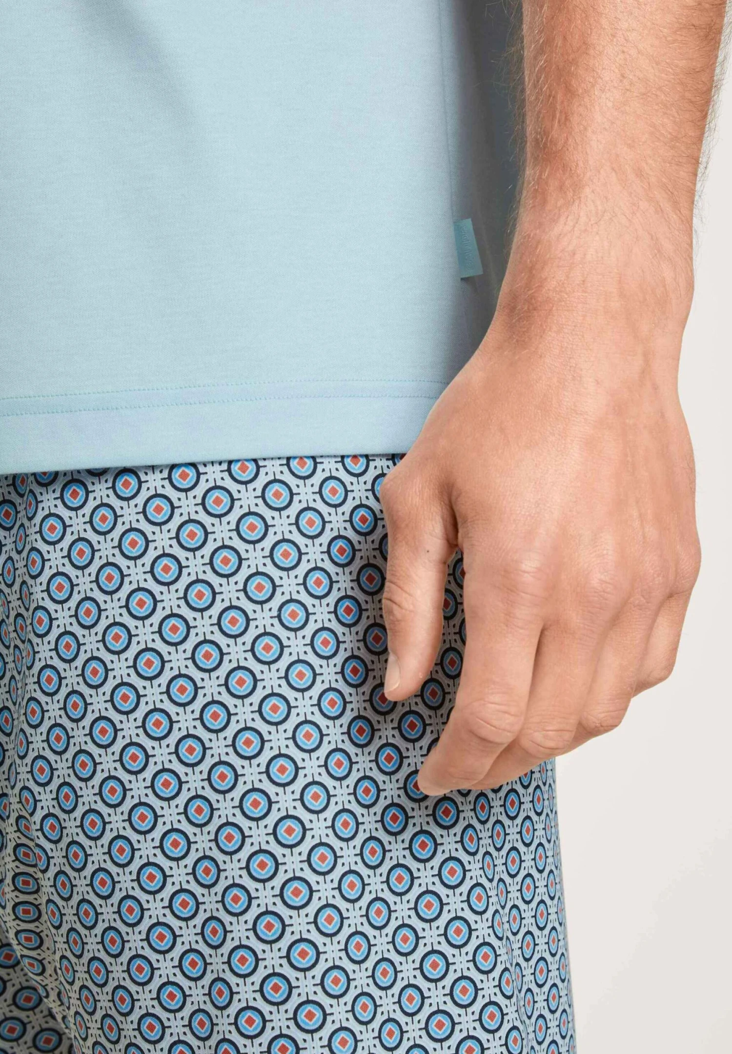 Calida Kurz - Pyjama - Tempest Blue 4 Calida Kurz - Pyjama - Tempest Blue - Afbeelding 4