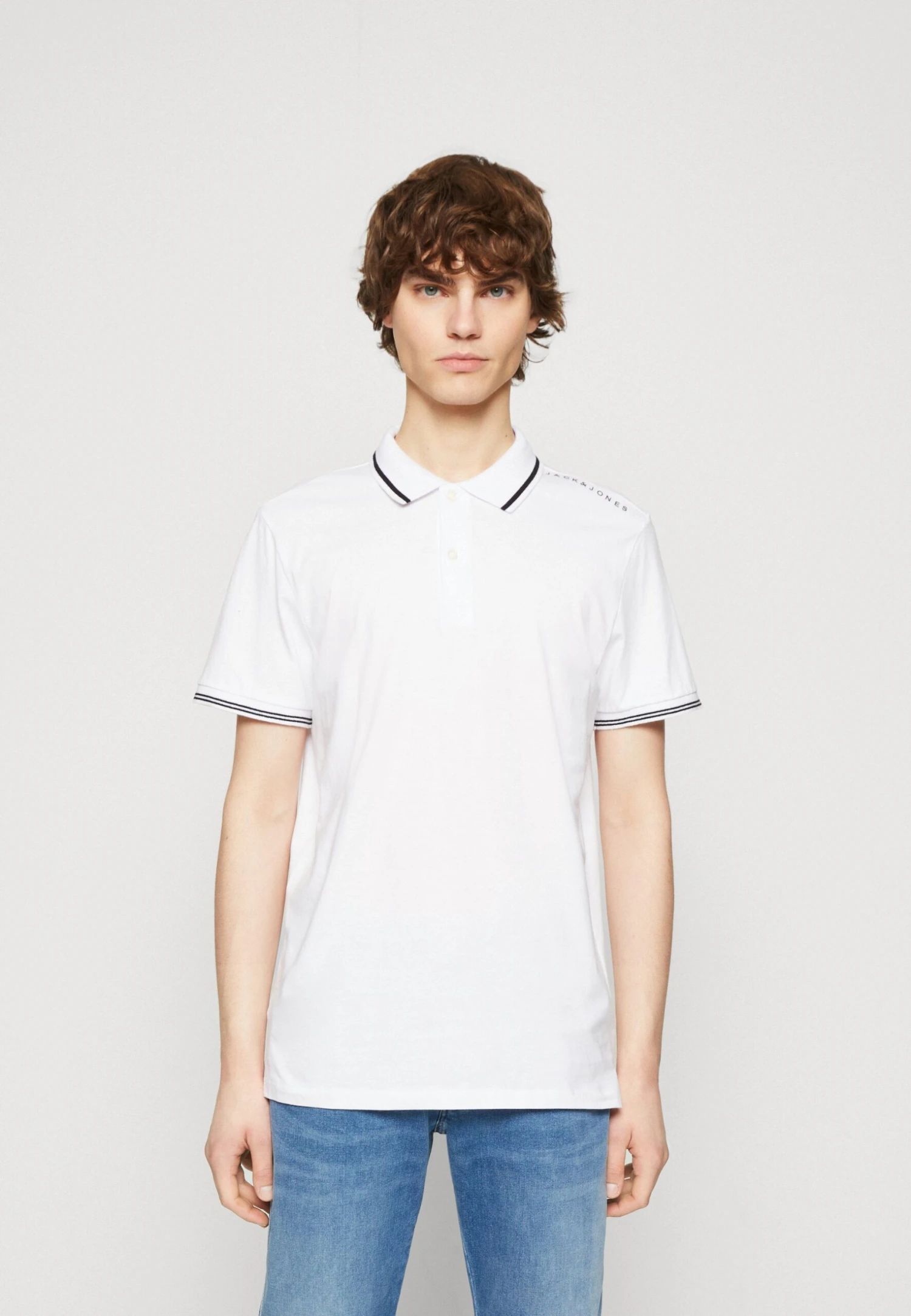 Jack & Jones Jjestar Roof Polo 2 Pack - Poloshirt - White/Blue 4 Jack & Jones Jjestar Roof Polo 2 Pack - Poloshirt - White/Blue - Afbeelding 4