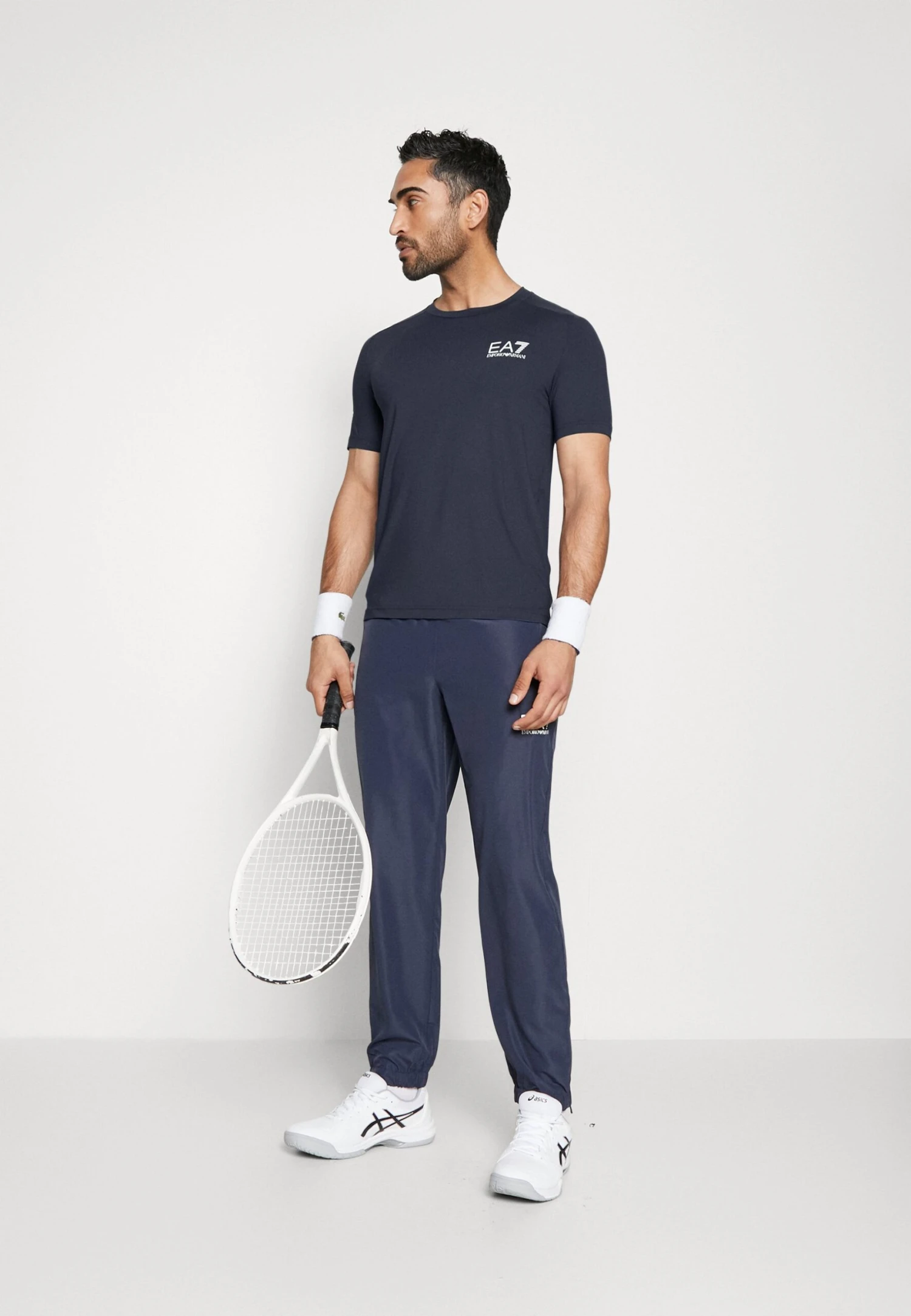EA7 Emporio Armani Tennis Pro Tee - Sport T-Shirt - Navy Blue 2 EA7 Emporio Armani Tennis Pro Tee - Sport T-Shirt - Navy Blue - Afbeelding 2