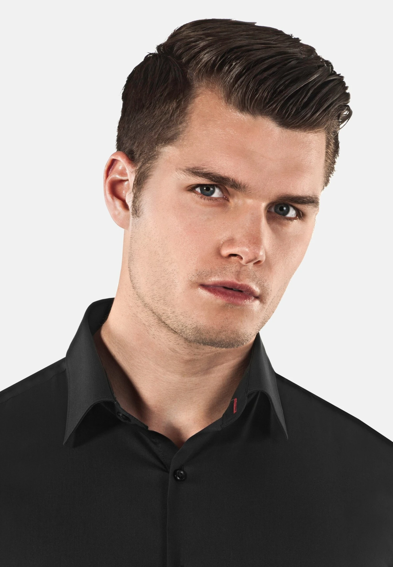 Super Fitted Stretch - Zakelijk Overhemd - Schwarz 3 Super Fitted Stretch - Zakelijk Overhemd - Schwarz - Afbeelding 3