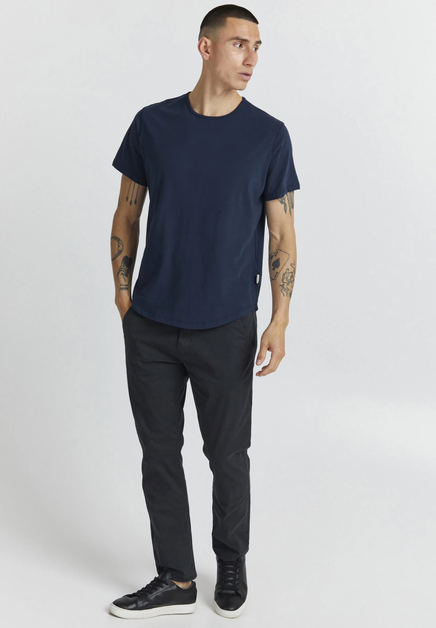 Blend T-Shirt Basic - Dress Blues 2 Blend T-Shirt Basic - Dress Blues - Afbeelding 2