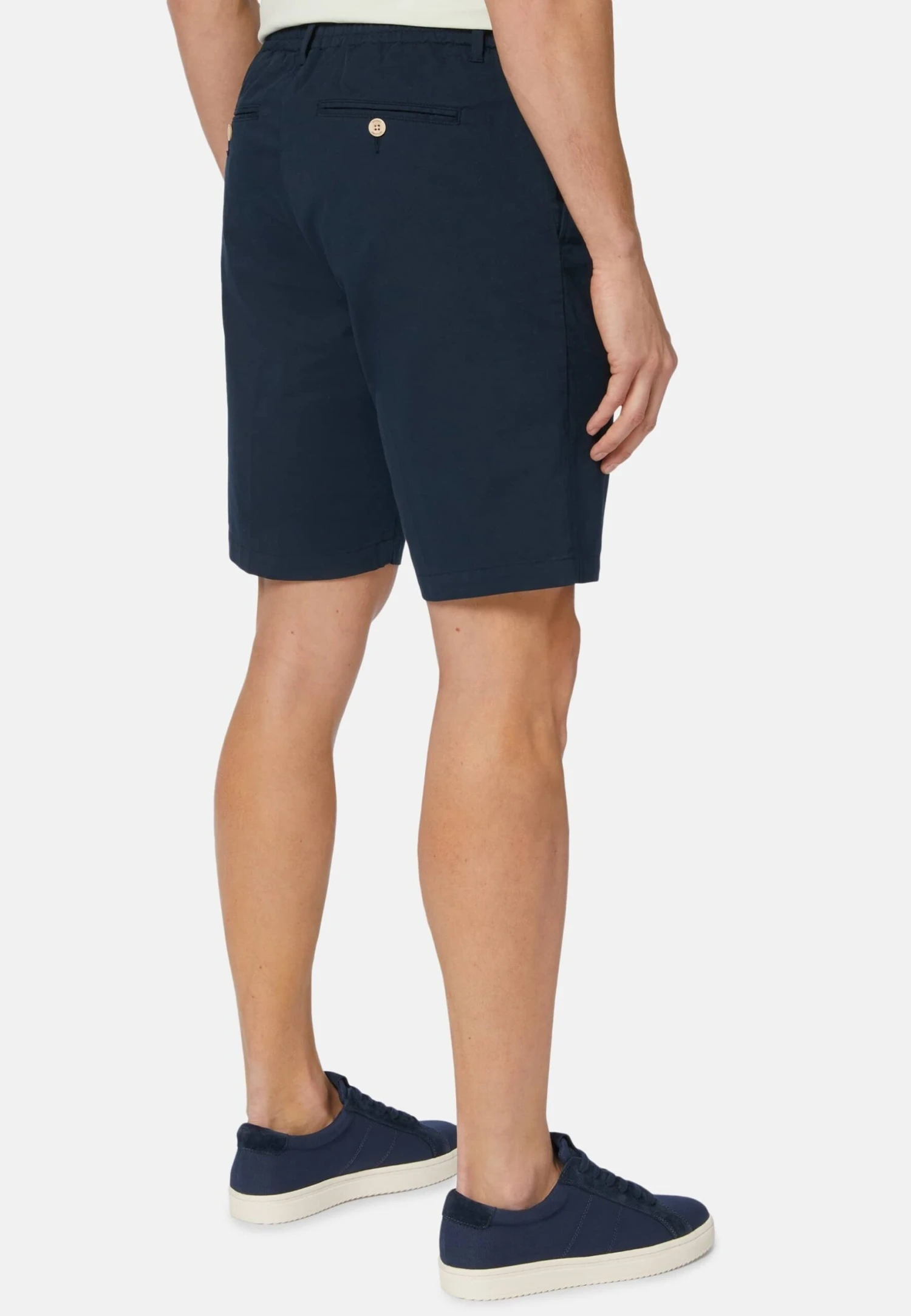 Stretch Summer Bermuda- Shorts - Navy Blue 3 Stretch Summer Bermuda- Shorts - Navy Blue - Afbeelding 3