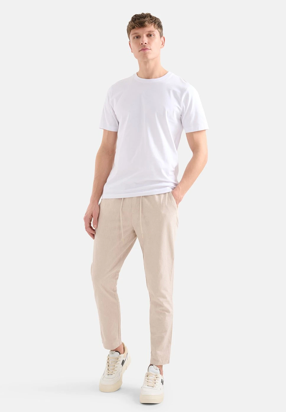 Broek - Beige 4 Broek - Beige - Afbeelding 4