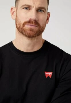 Wrangler Sign Off- Longsleeve - Black 8 Wrangler Sign Off- Longsleeve - Black -Next Verkoopwinkel 3e16a2da71884eb399a71587b4702333
