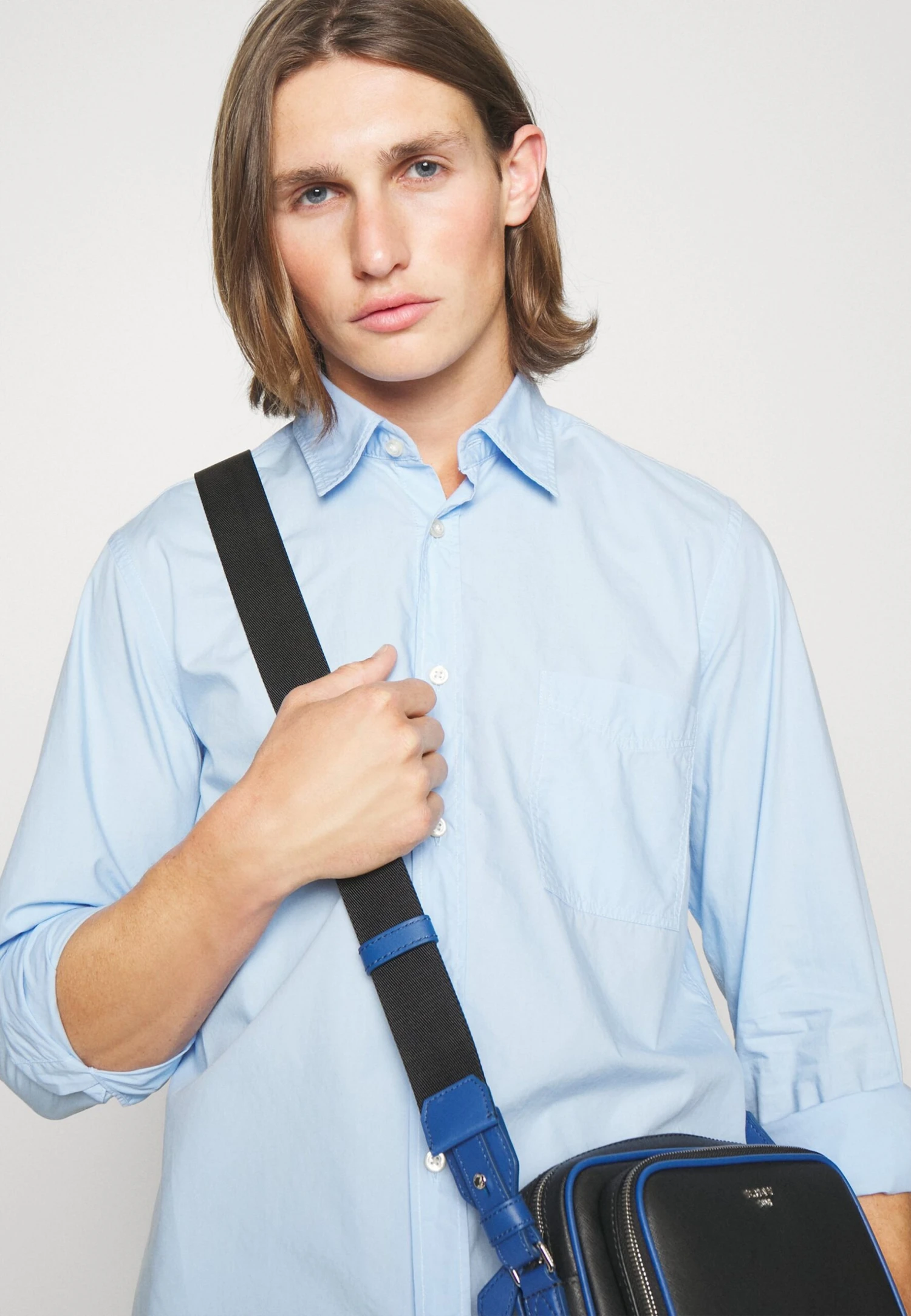 Boss Garment Dyed Popeline Regular Fit Shirt - Zakelijk Overhemd - Open Blue 4 Boss Garment Dyed Popeline Regular Fit Shirt - Zakelijk Overhemd - Open Blue - Afbeelding 4