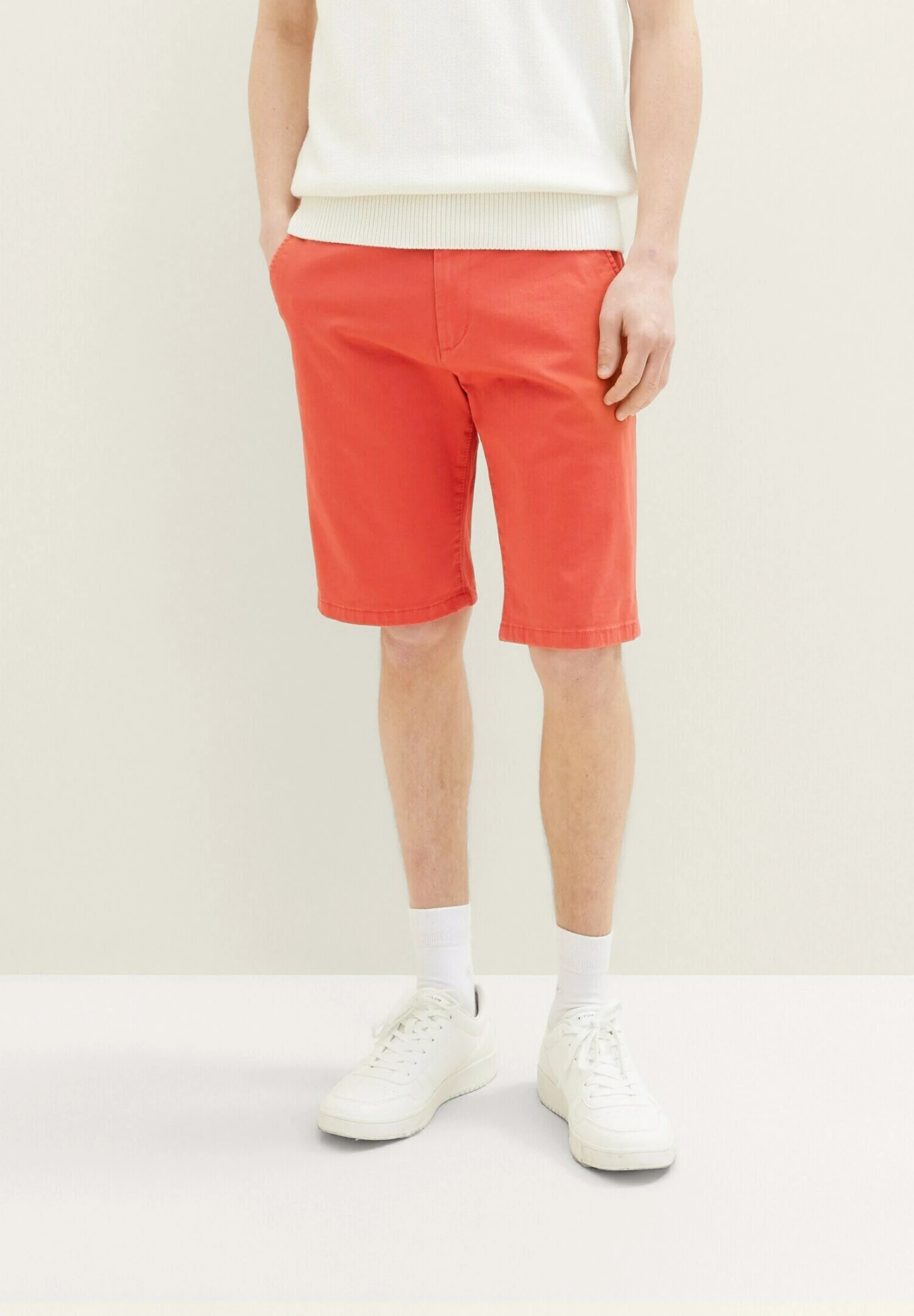 TOM TAILOR Denim Shorts - Plain Red 1 TOM TAILOR Denim Shorts - Plain Red