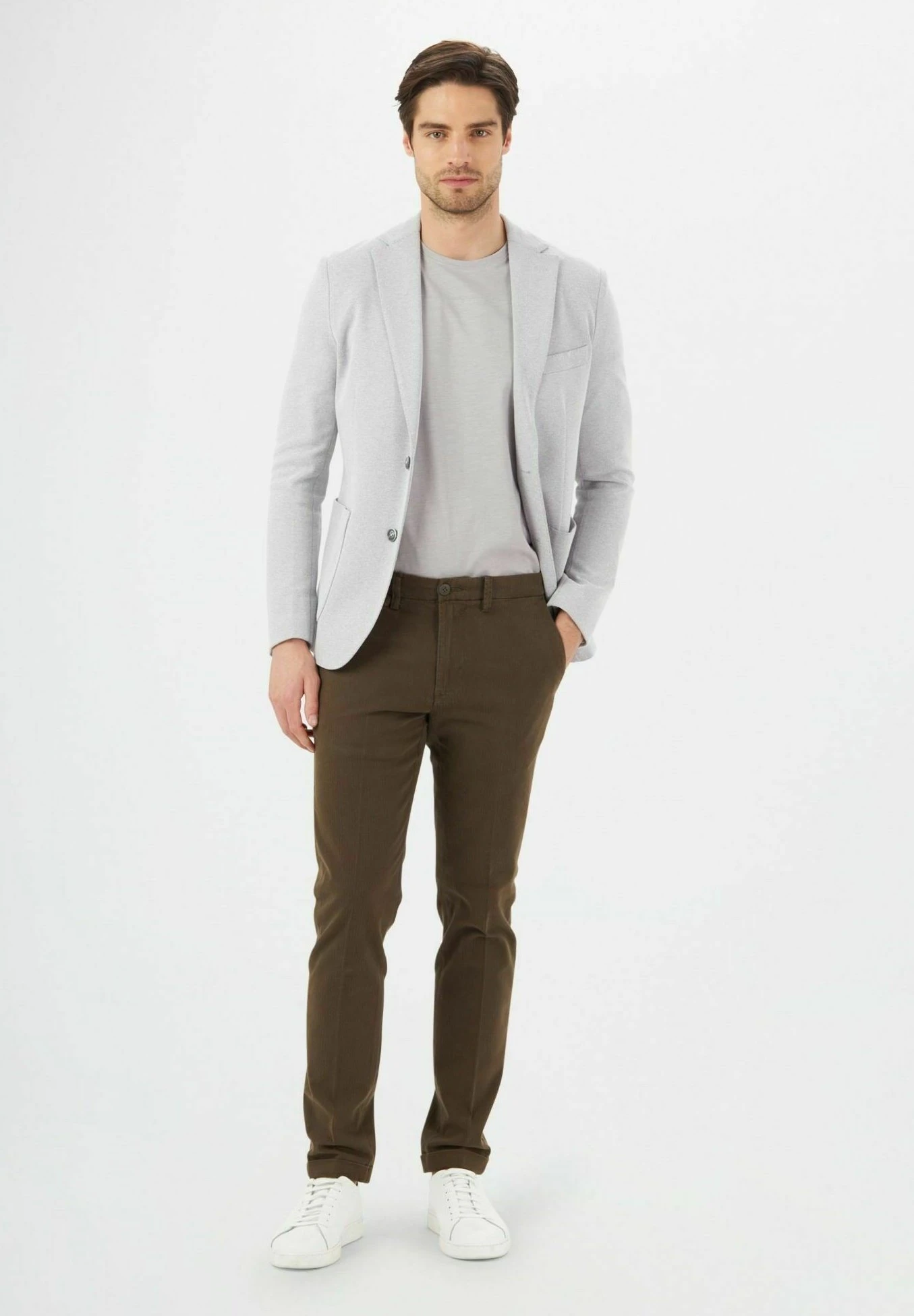 Blazer - Grigio Chiaro 2 Blazer - Grigio Chiaro - Afbeelding 2