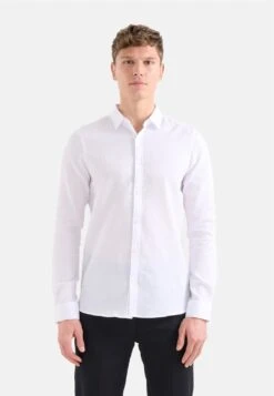 Waffle - Zakelijk Overhemd - White