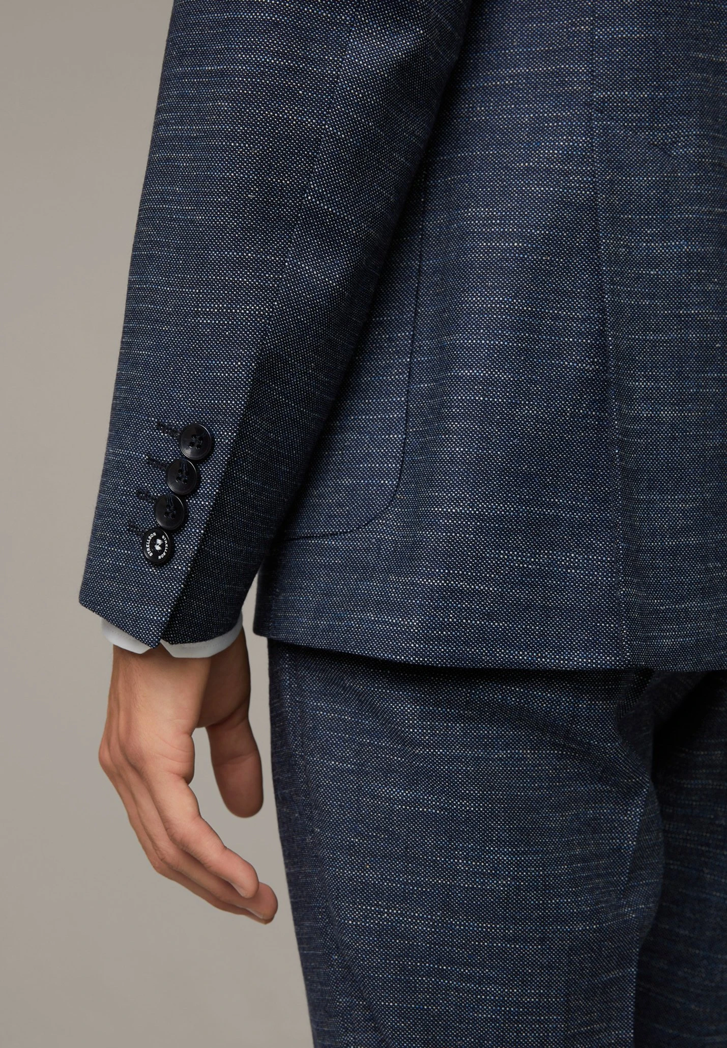 Strellson Arndt - Blazer - Dunkelblau Meliert 7 Strellson Arndt - Blazer - Dunkelblau Meliert - Afbeelding 7