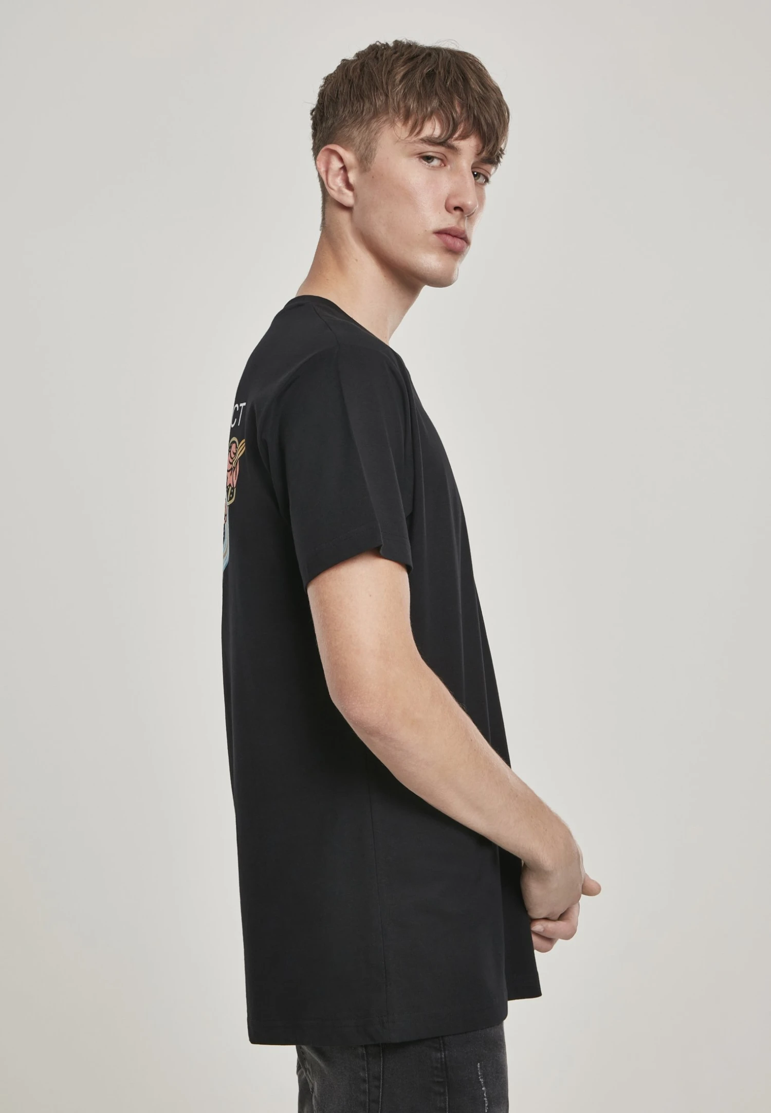 Mister Tee Love & Respect- T-Shirt Print - Black 6 Mister Tee Love & Respect- T-Shirt Print - Black - Afbeelding 6