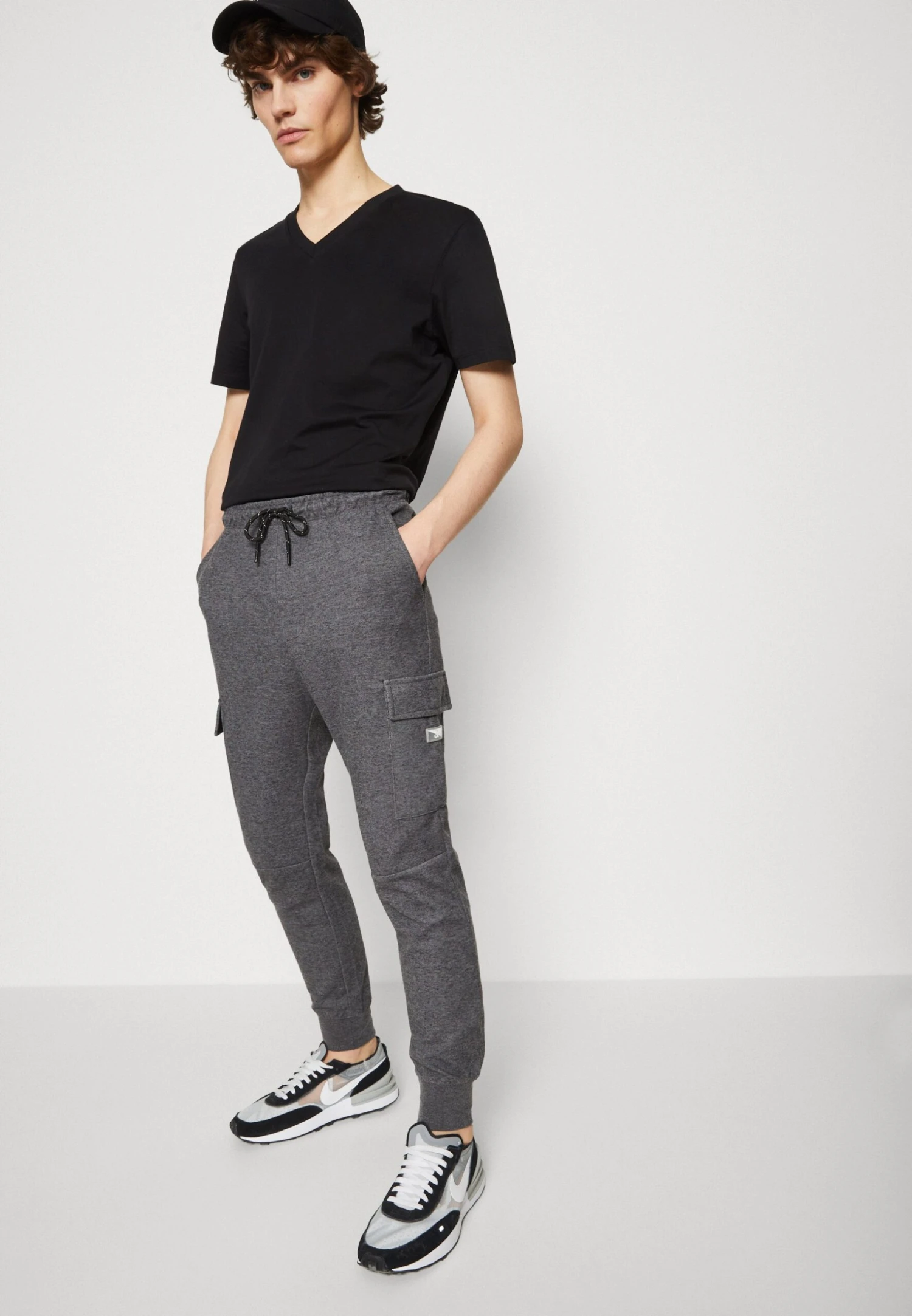 Jack & Jones Jjigordon Jjair Pants - Trainingsbroek - Dark Grey Melange 4 Jack & Jones Jjigordon Jjair Pants - Trainingsbroek - Dark Grey Melange - Afbeelding 4