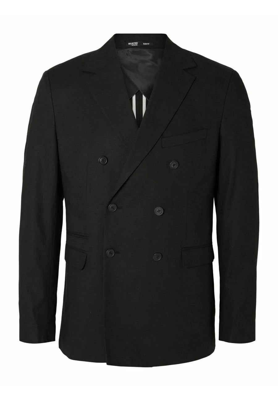 Selected Homme Zweireihiger - Blazer - Black 1 Selected Homme Zweireihiger - Blazer - Black
