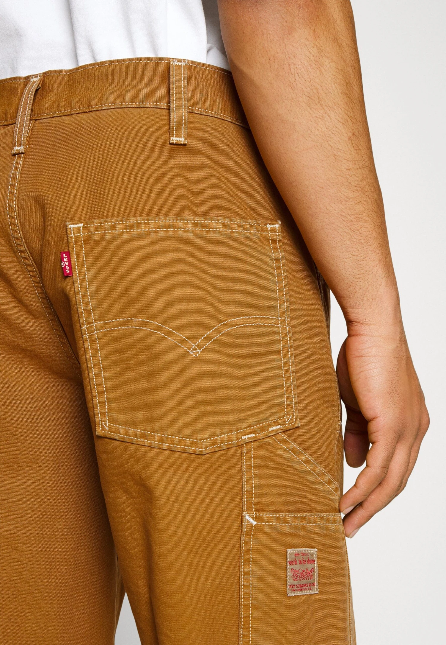 Cut Off Carpenter - Jeansshort - Dark Ginger Panama 6 Cut Off Carpenter - Jeansshort - Dark Ginger Panama - Afbeelding 6