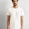 Revolution Regular Fit With Chest Embroidery - T-Shirt Basic - Offwhite-Mel 4 Revolution Regular Fit With Chest Embroidery - T-Shirt Basic - Offwhite-Mel -Next Verkoopwinkel 462215c4aeb440b5afe193bc5fea55e0