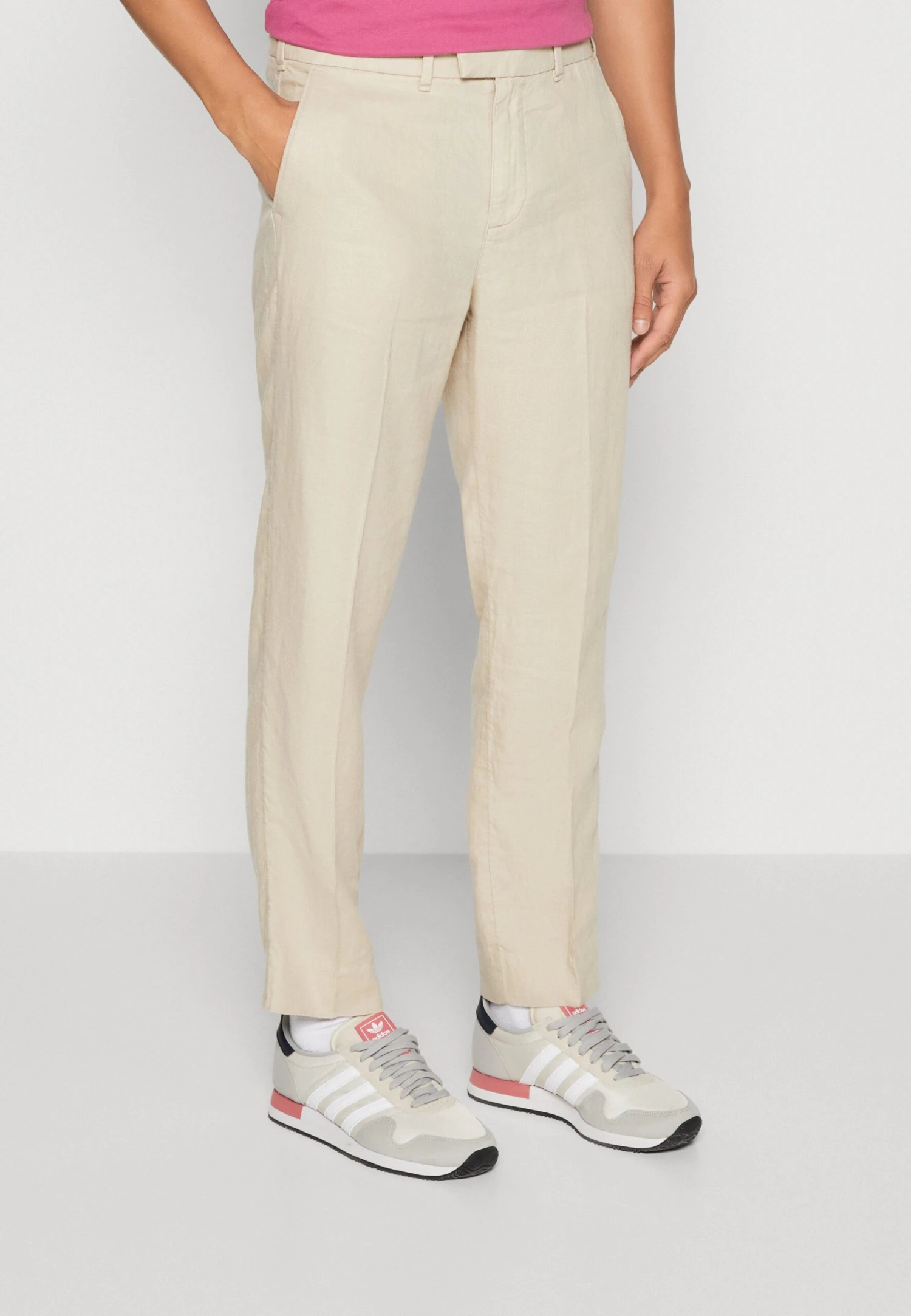 Abercrombie & Fitch Straight Pant - Chino - Natural Greige 1 Abercrombie & Fitch Straight Pant - Chino - Natural Greige