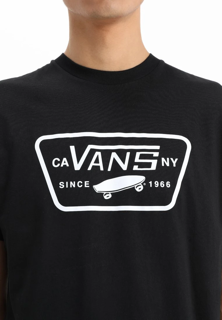 Vans Mn Full Patch - T-Shirt Print - Black/White 4 Vans Mn Full Patch - T-Shirt Print - Black/White - Afbeelding 4