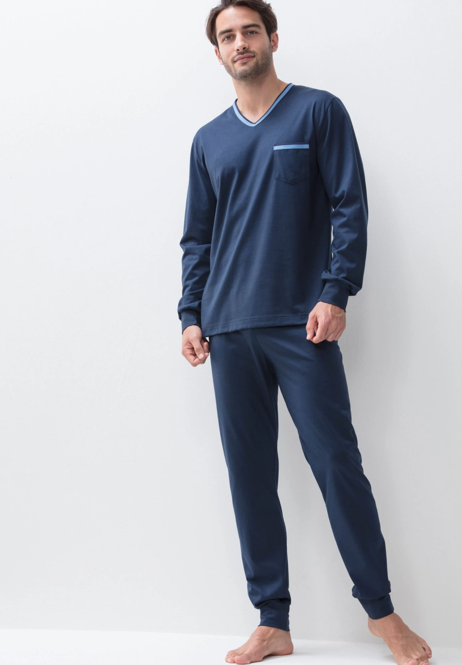 MEY Set - Pyjama - Yacht Blue 2 MEY Set - Pyjama - Yacht Blue - Afbeelding 2